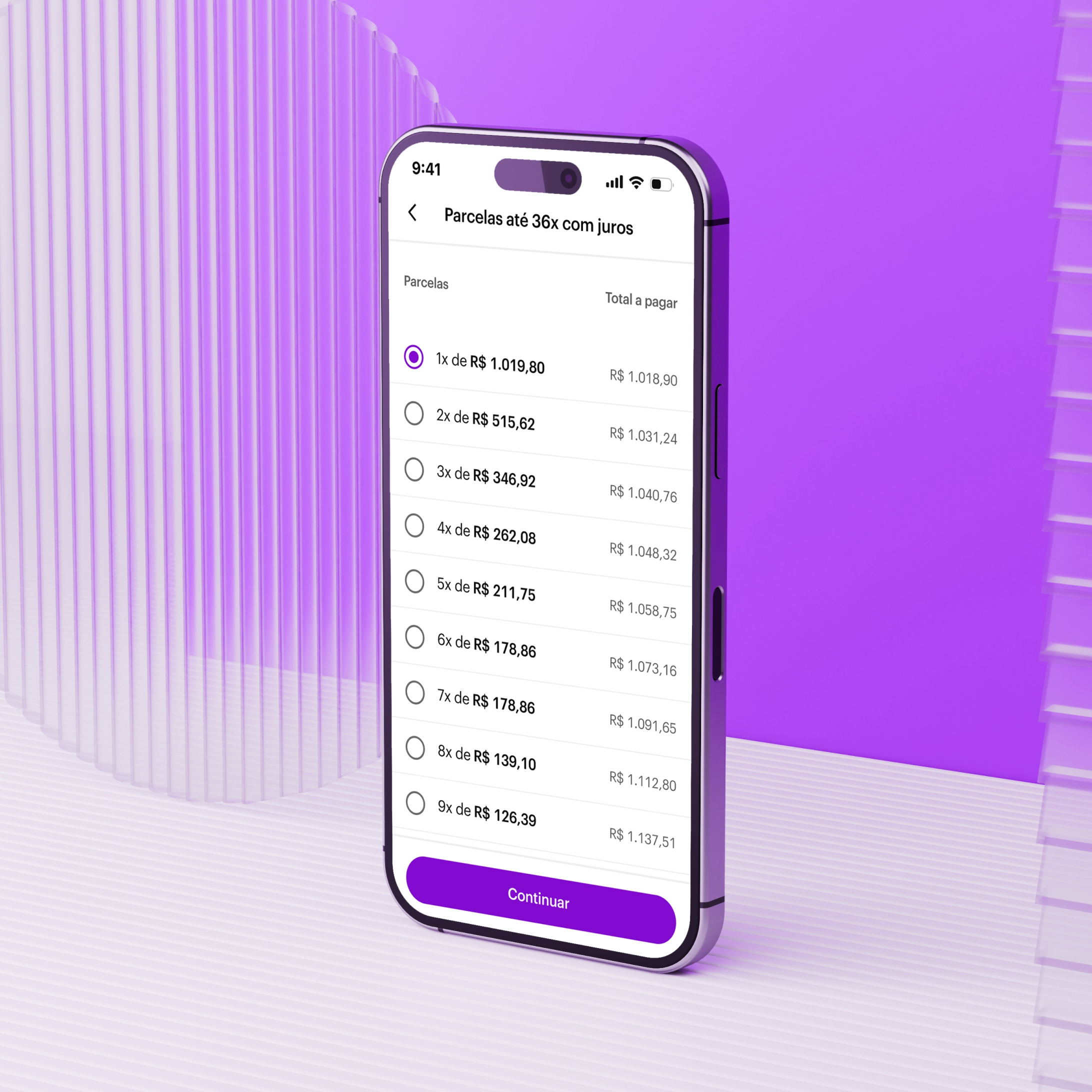 Controle de movimentação