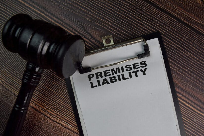 Photo of Premises Liability Written on a Paperwork