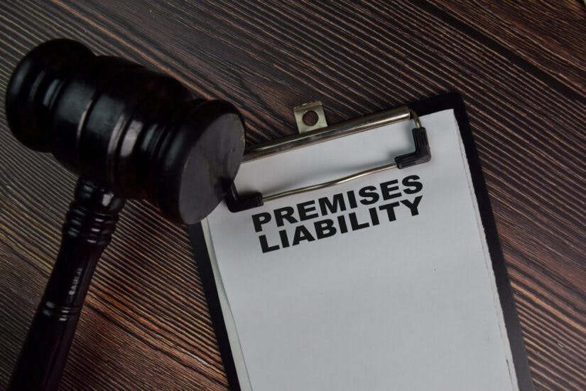 Photo of Premises Liability Written on a Paperwork