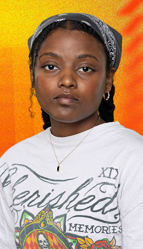 Headshot of a teenager.