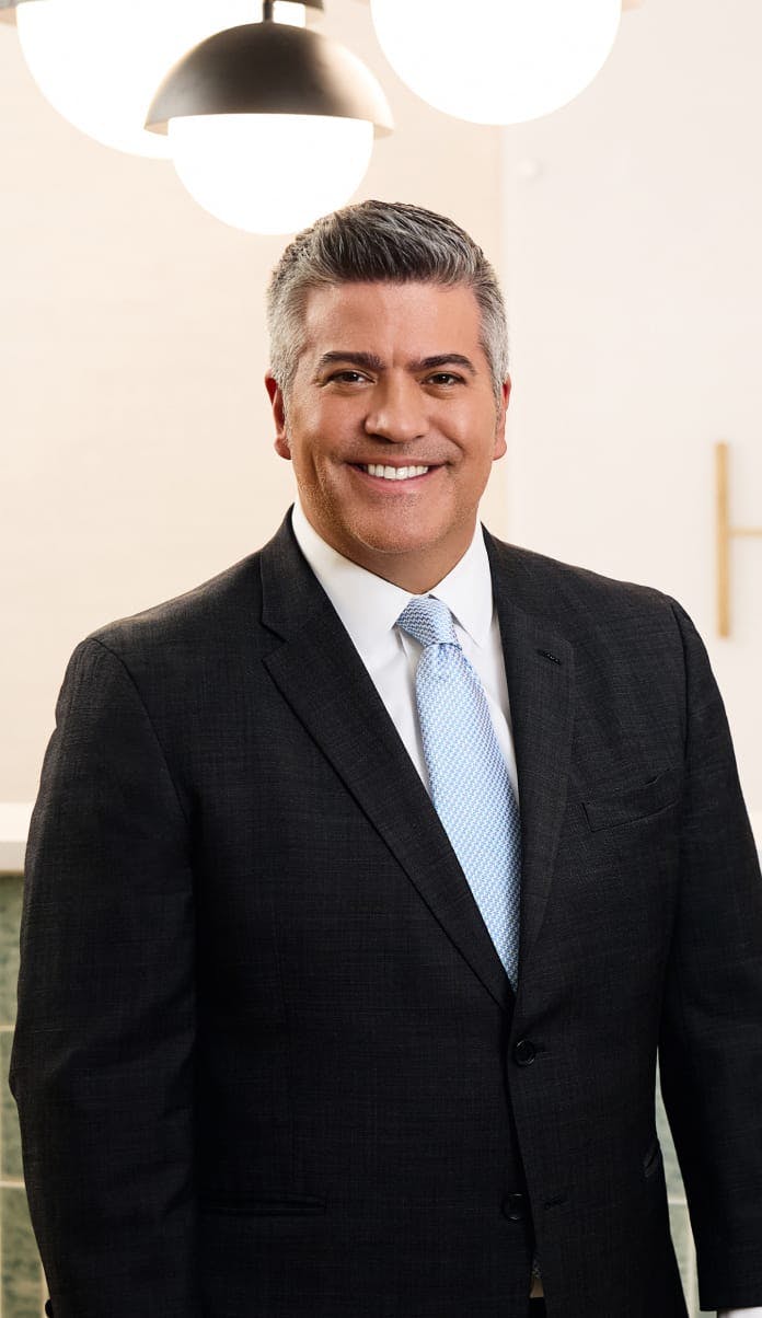 Dr. Higdon in a suit