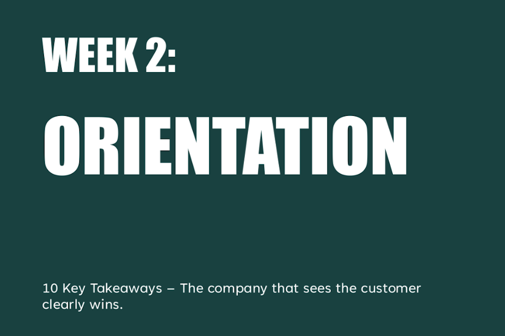 10 Key Takeaways on Orientation - Week 2