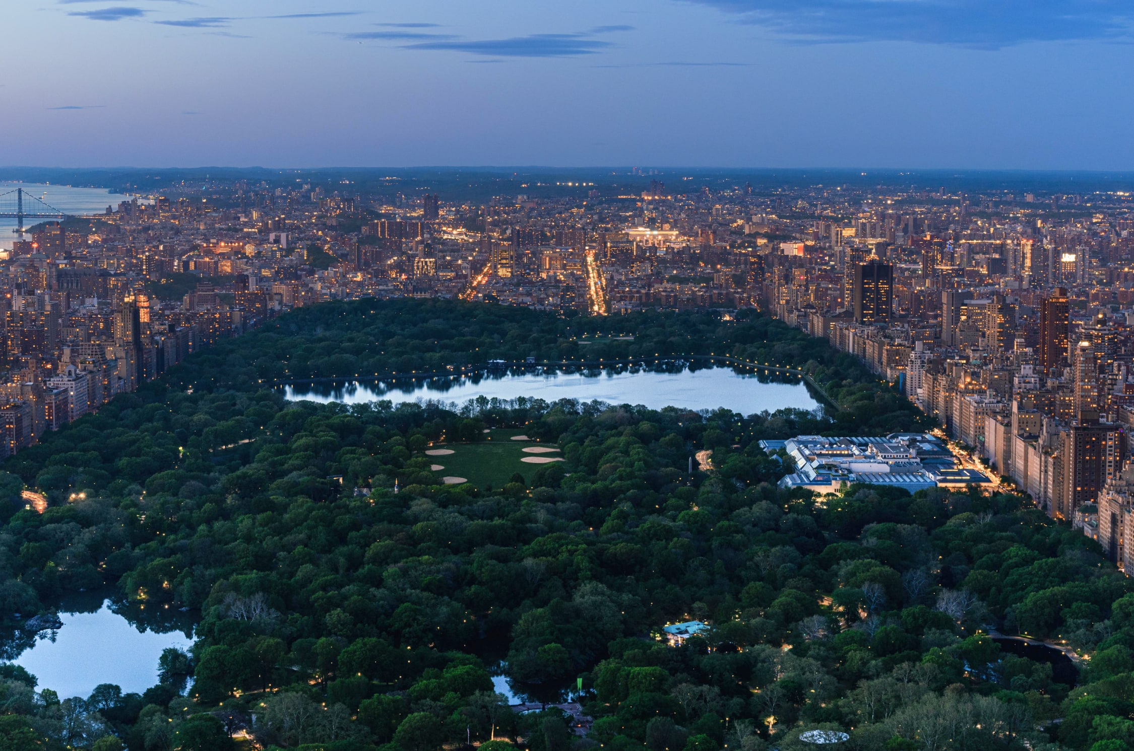 View of Central Park from 53W53 condominium tower