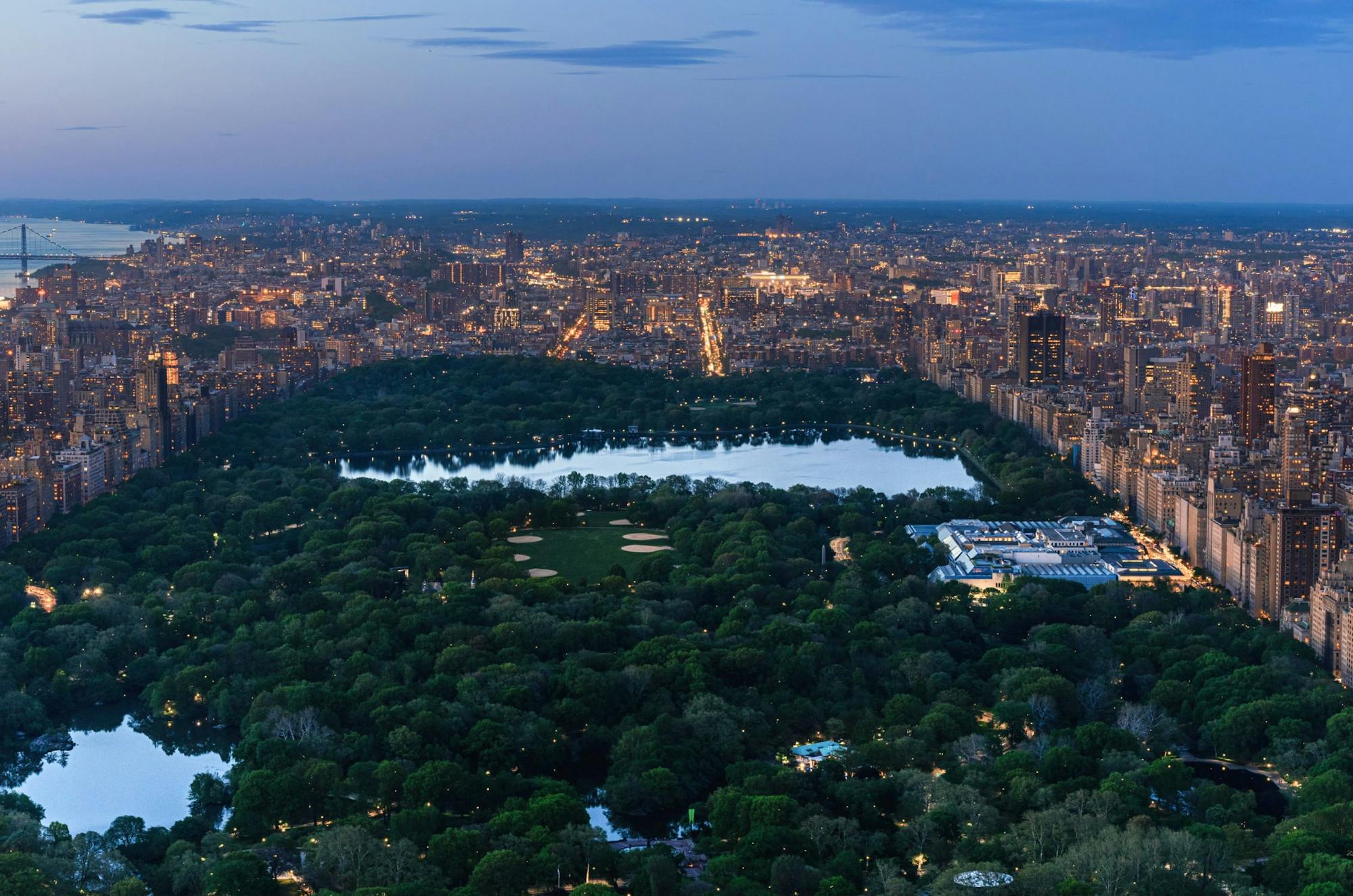 View of Central Park from 53W53 condominium tower