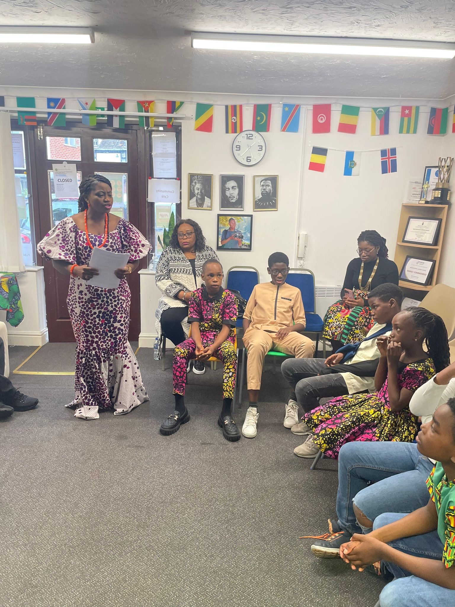 Children and adults came together to celebrate and learn about Black culture