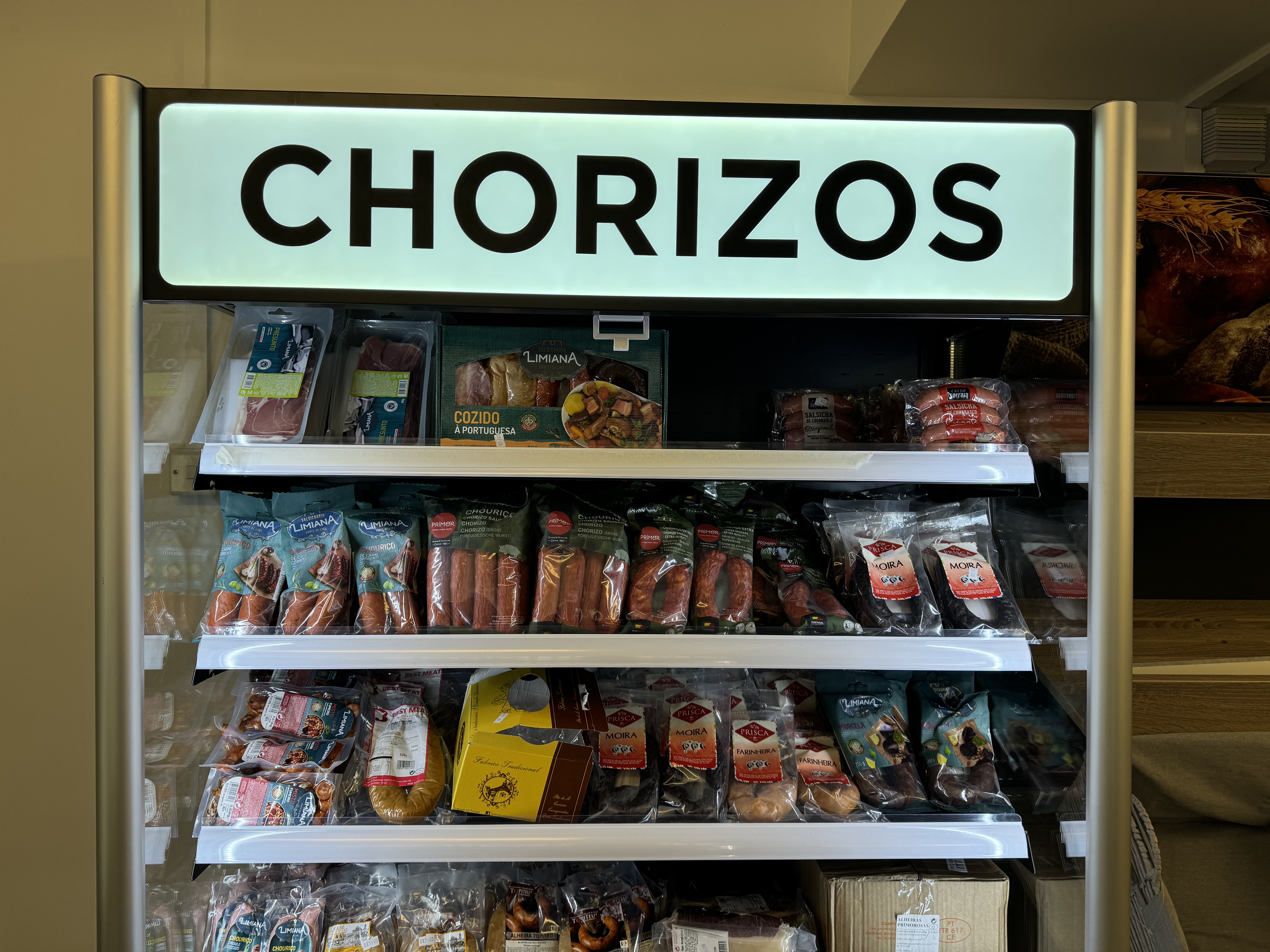 A dedicated chorizo stand at Imperio Ipswich