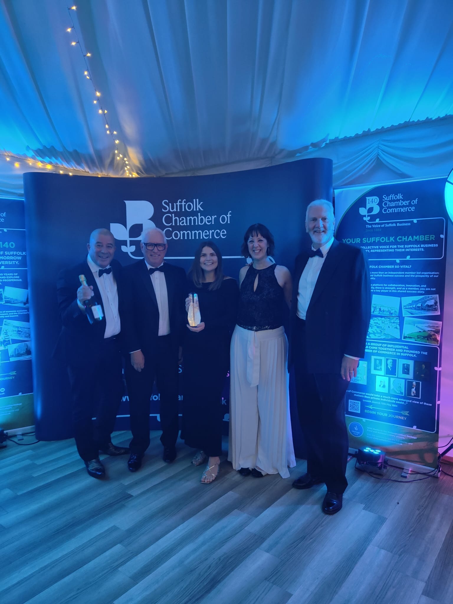 Kesgrave War Memorial Community Centre (KWMCC) has been crowned Local Charity of the Year at the Suffolk Chamber of Commerce's East Suffolk Business Awards