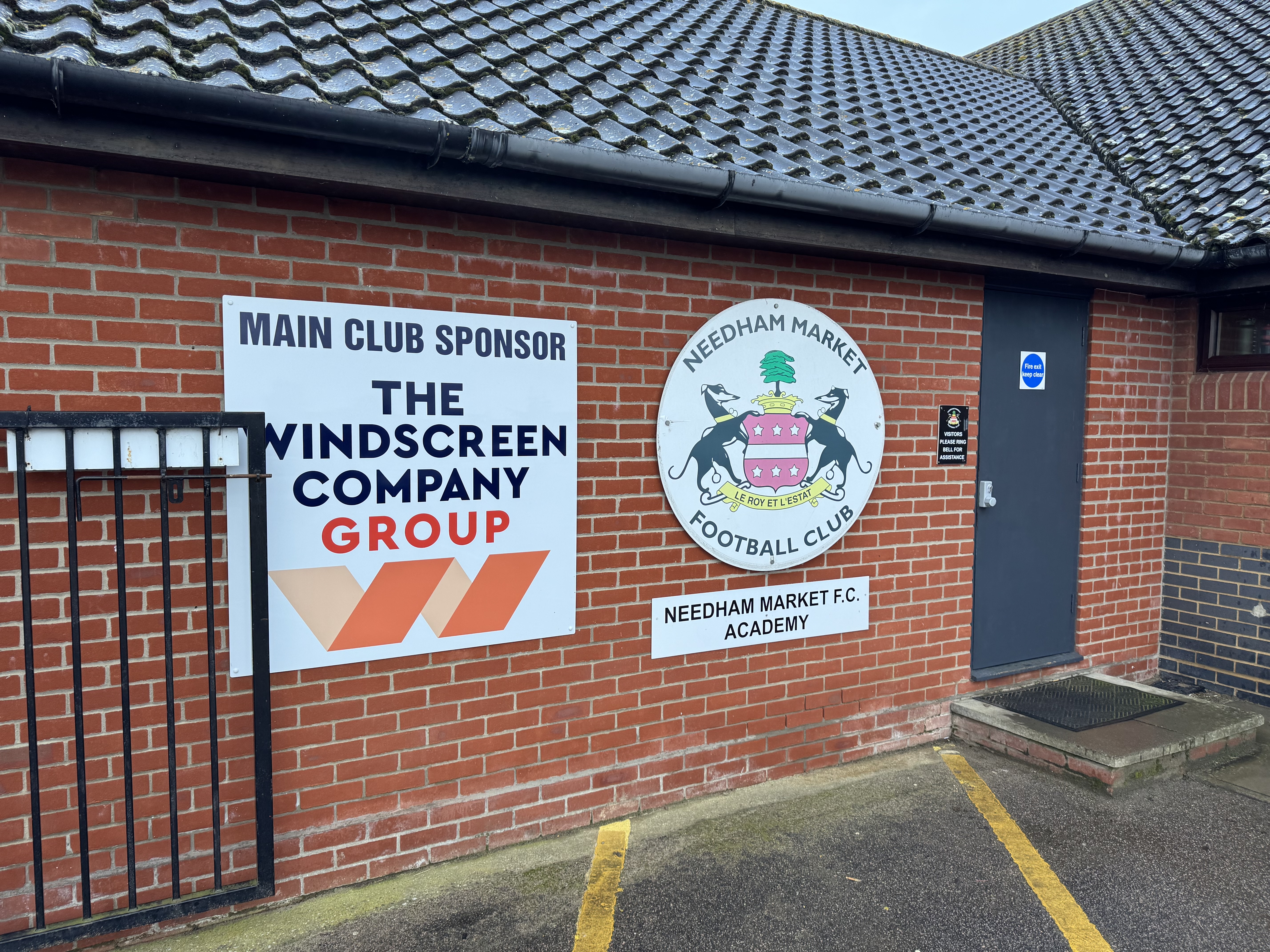 Needham Market FC clubhouse