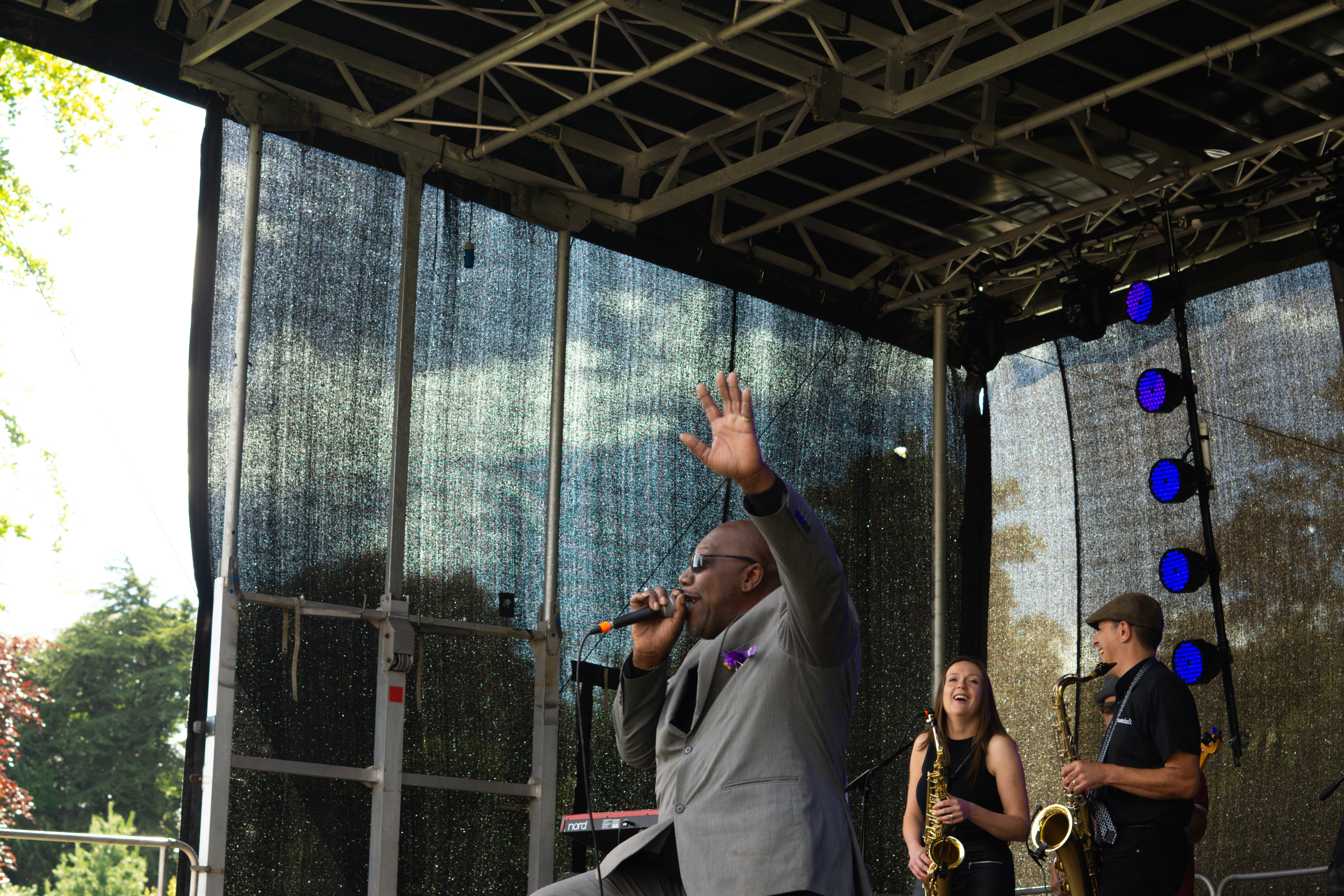 The Downsetters performing at Ipswich Music Day