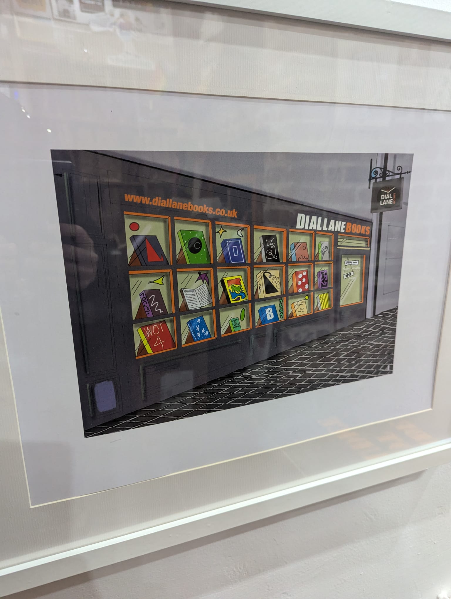 Dial Lane Bookshop fan art