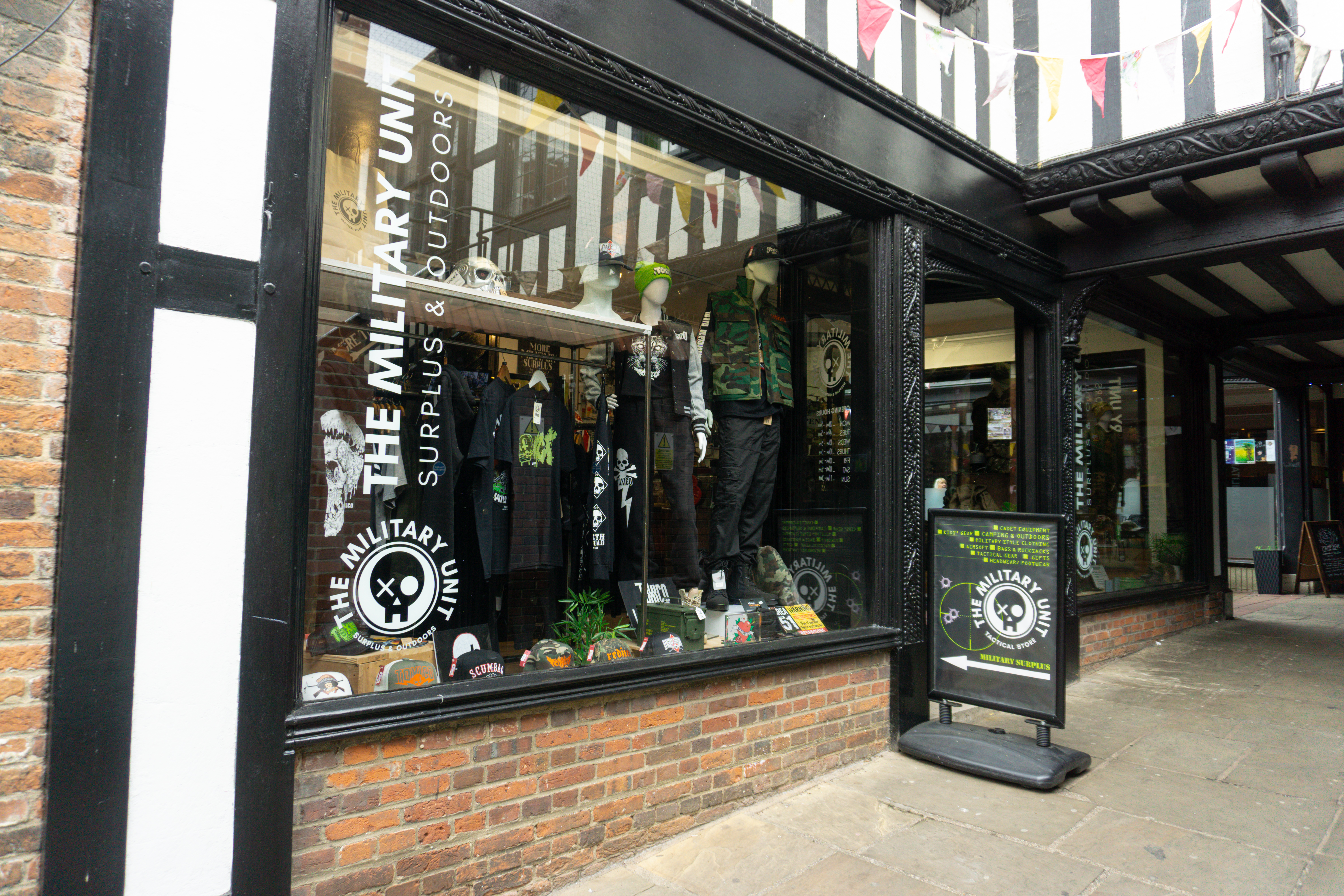 Outside of the military unit