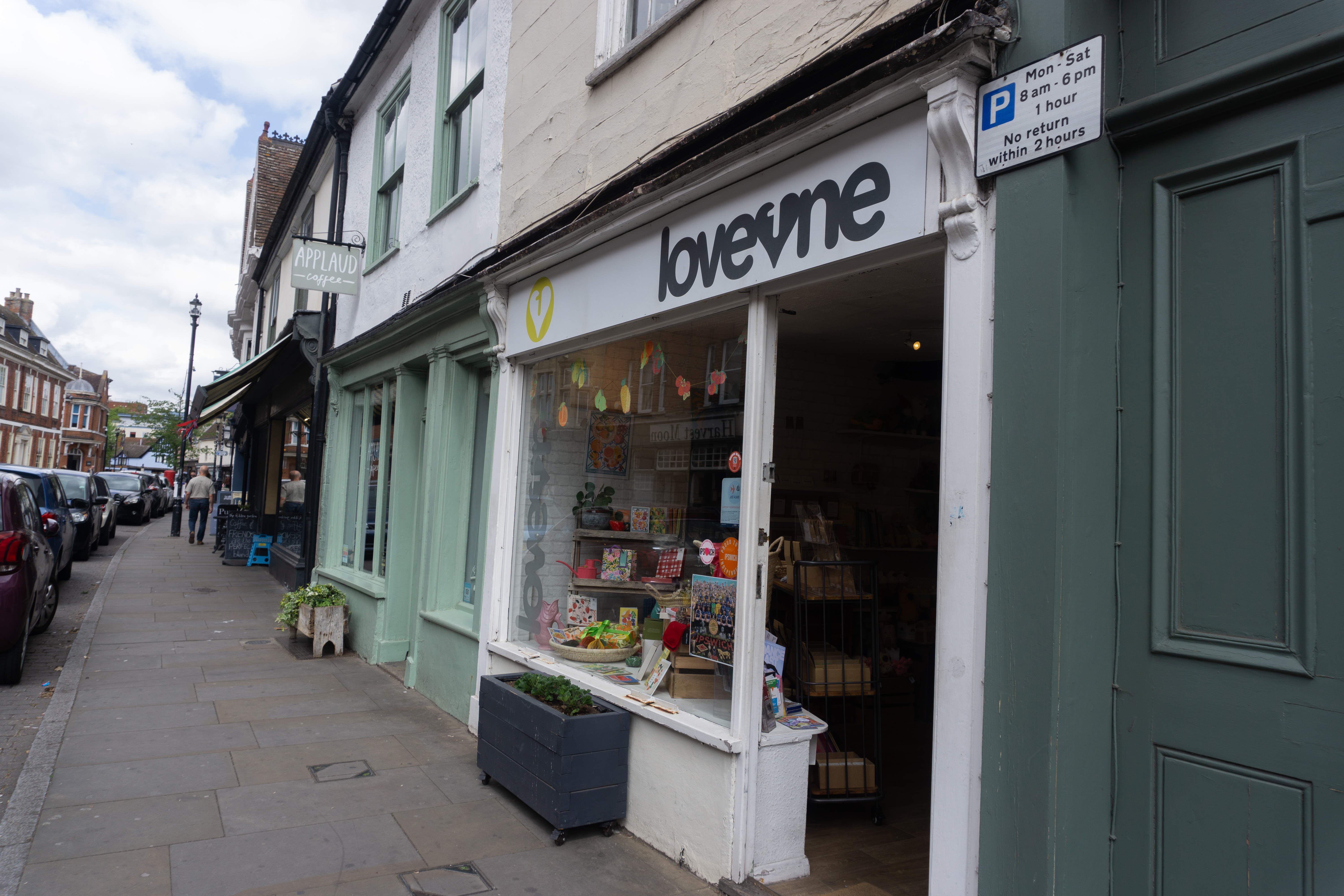 Loveone can be found next to Applaud Coffee on the picturesque St Peter's Street