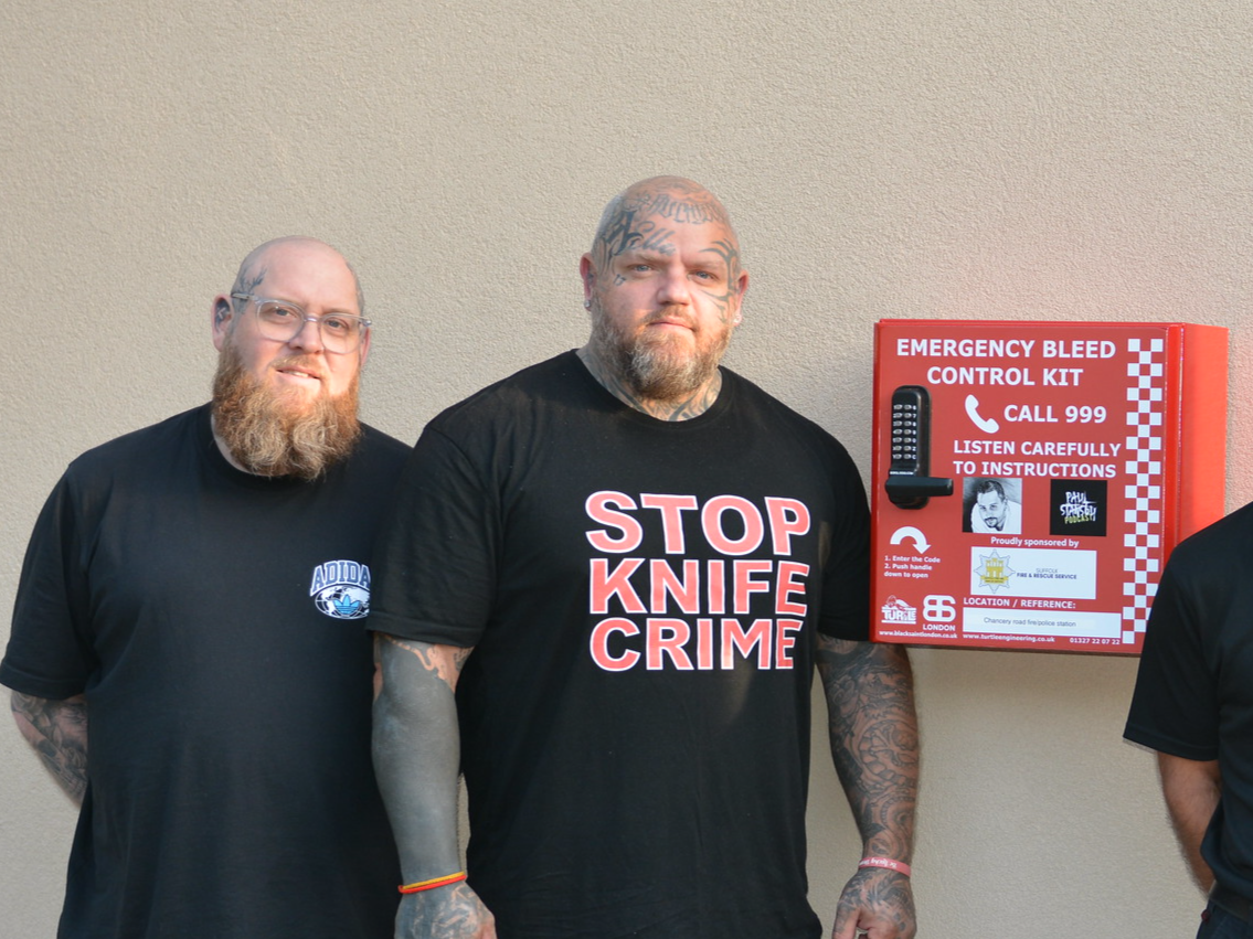 Jamie Hart and Paul Stansby from Lucky 13