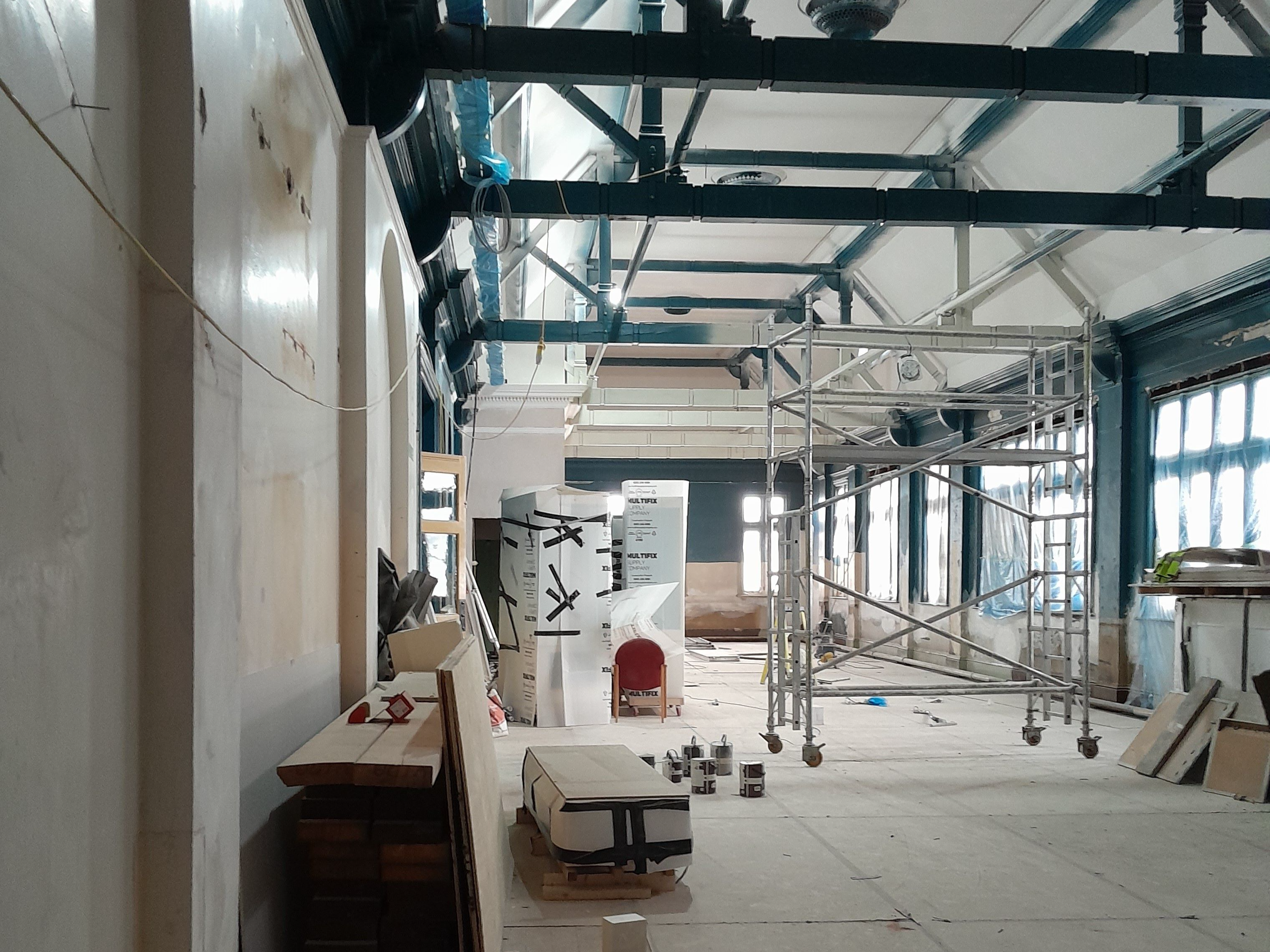 Work in progress at Ipswich Museum