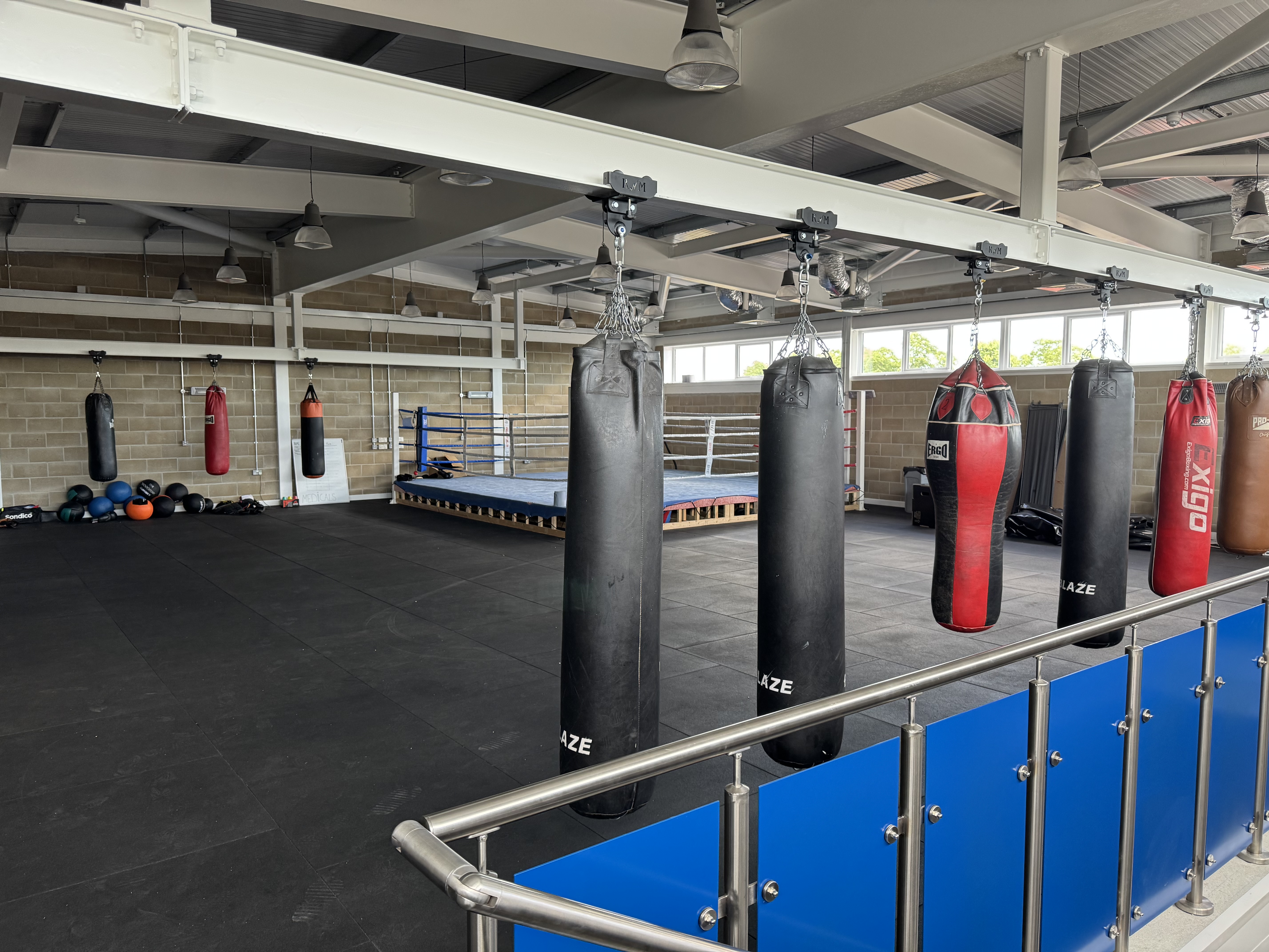 The boxing gym at Murrayside Community Centre in Ipswich