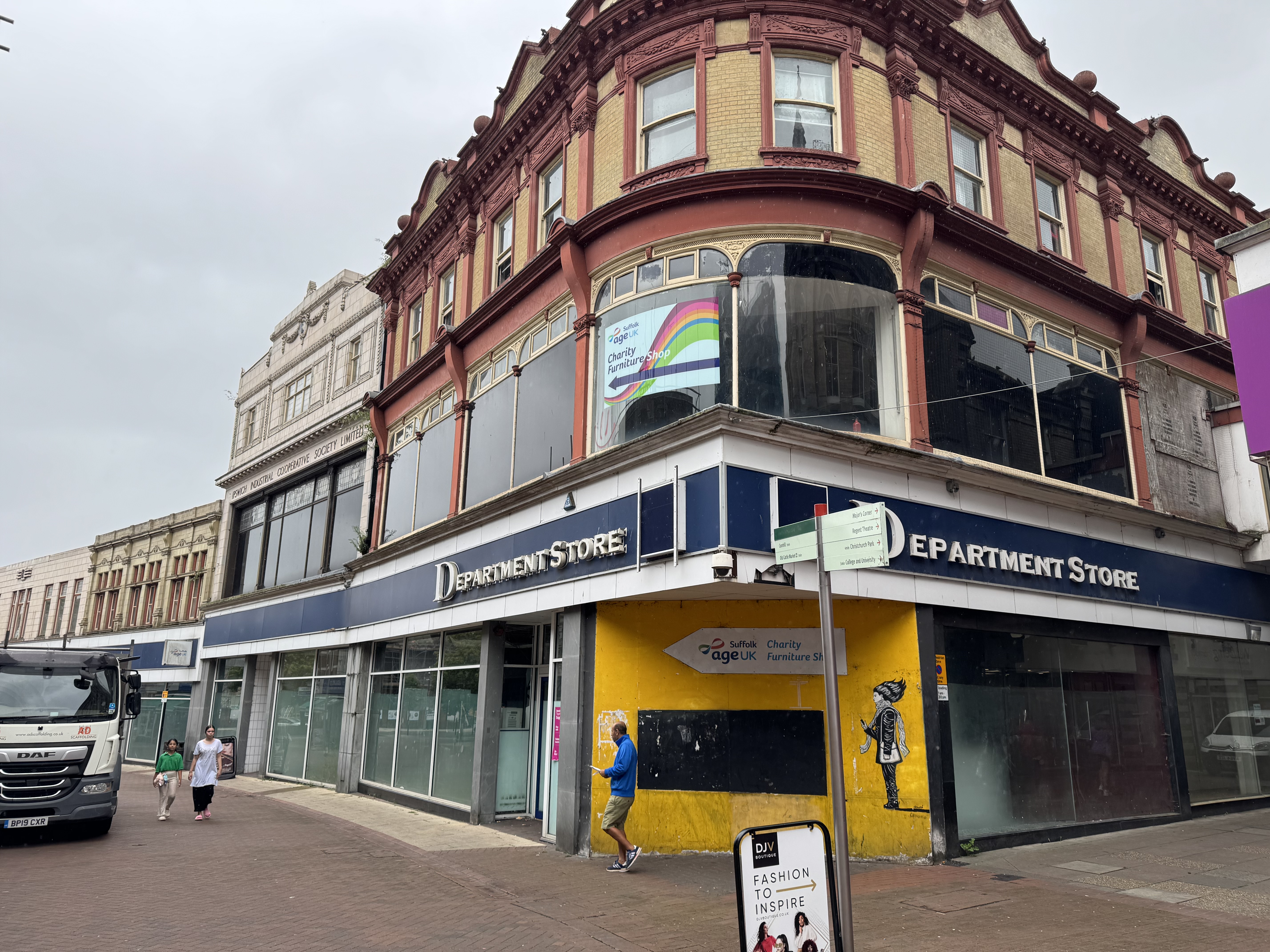 The former Co-op department store on Carr Street in Ipswich