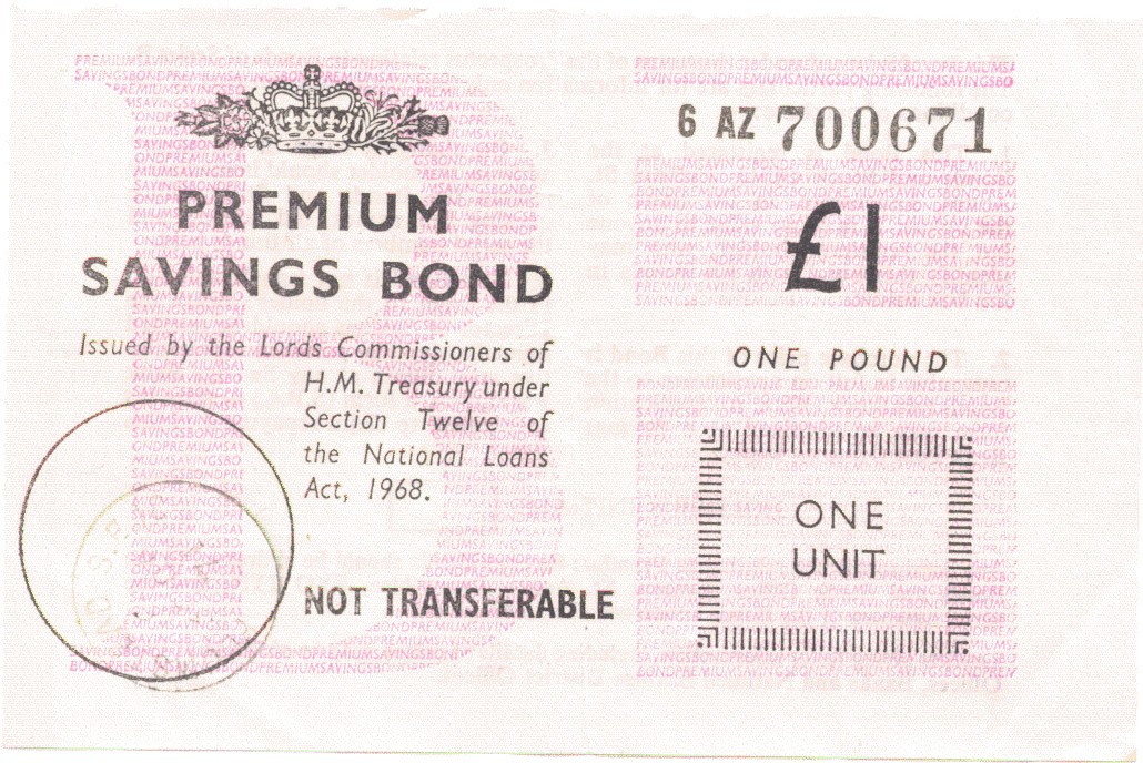 A Premium Bond from 1971