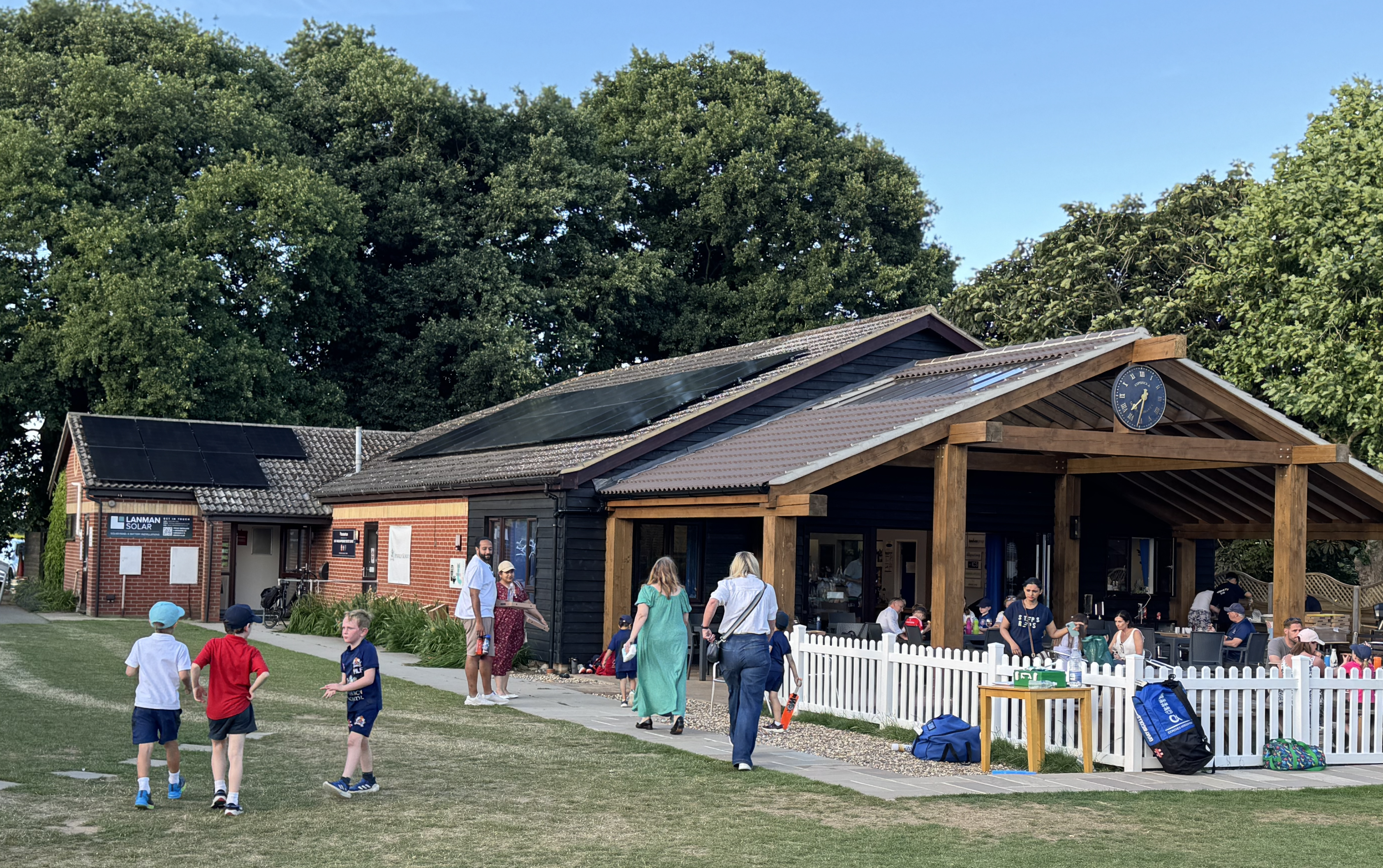 The Copdock Cricket Club pavilion