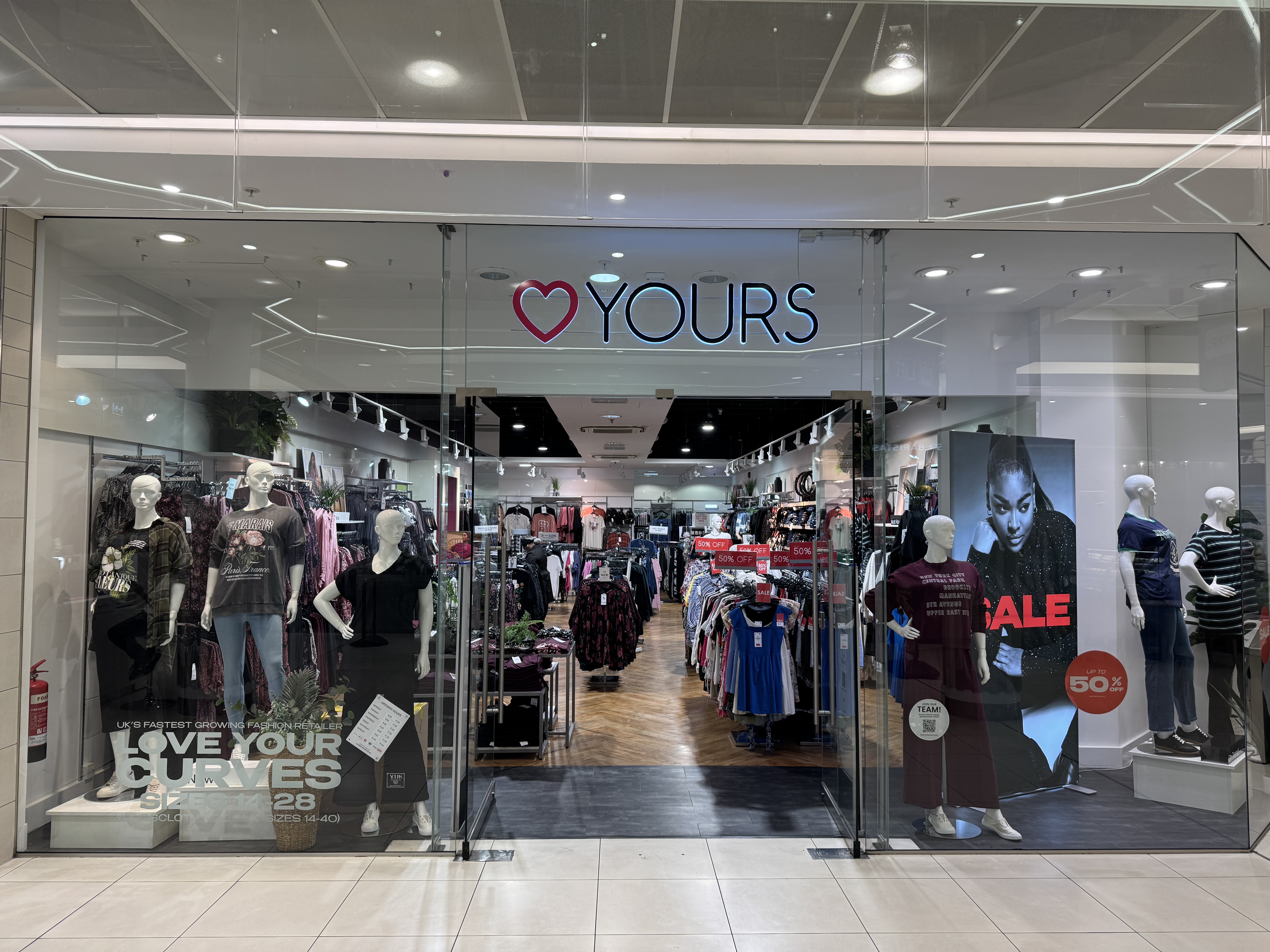 Yours is currently located in the Sailmakers shopping centre in Ipswich