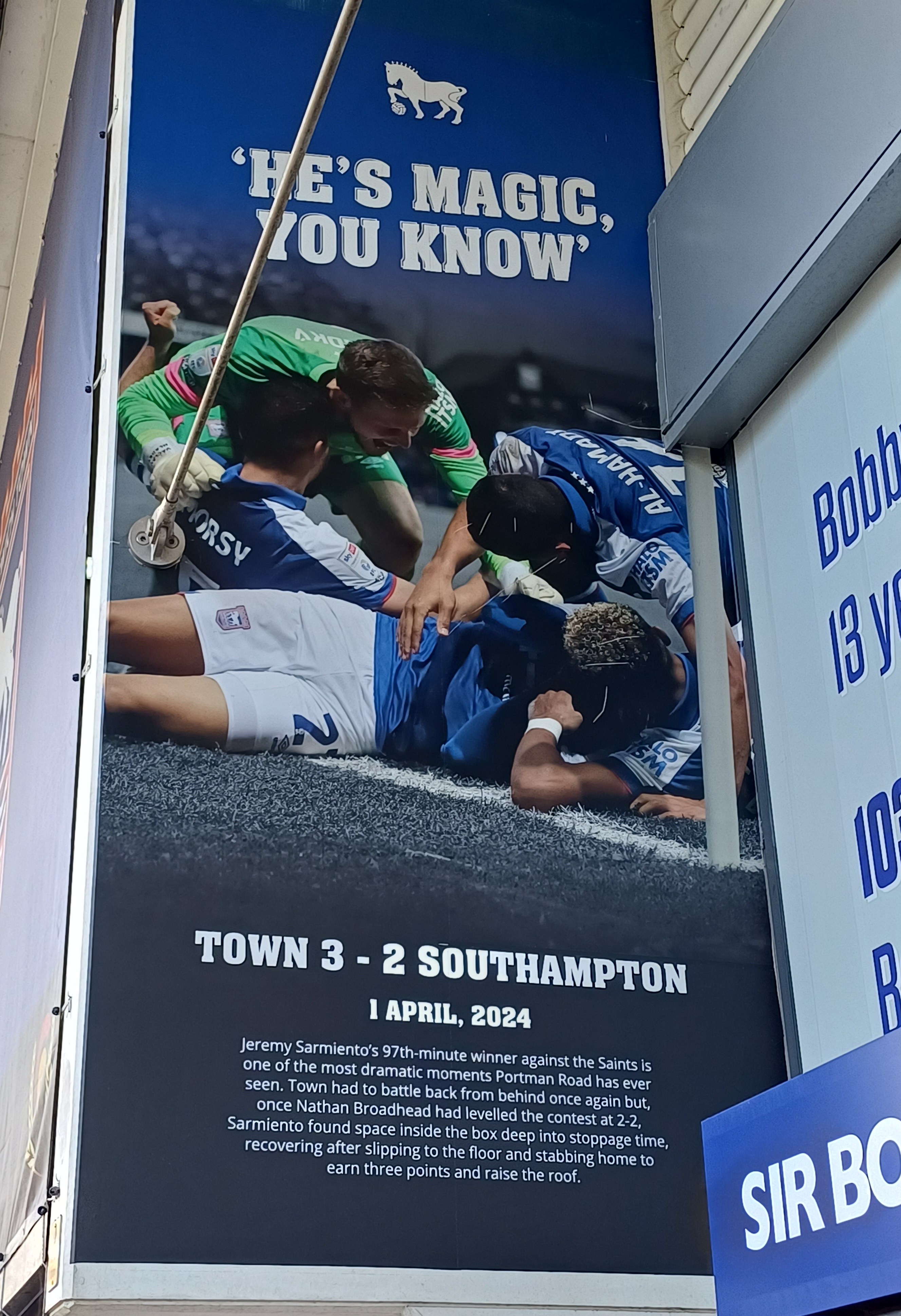 He's magic, you know