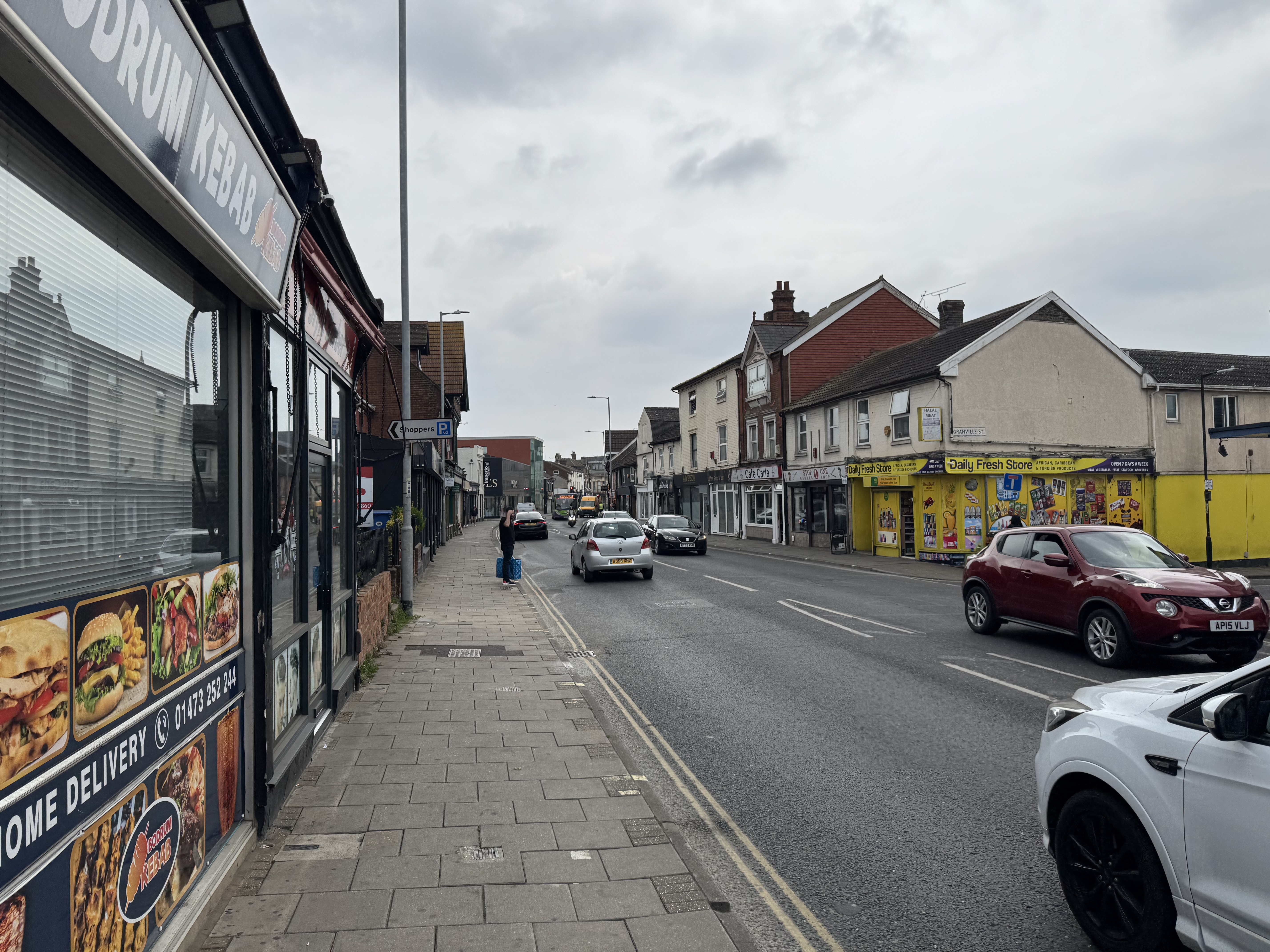 Norwich Road in Ipswich