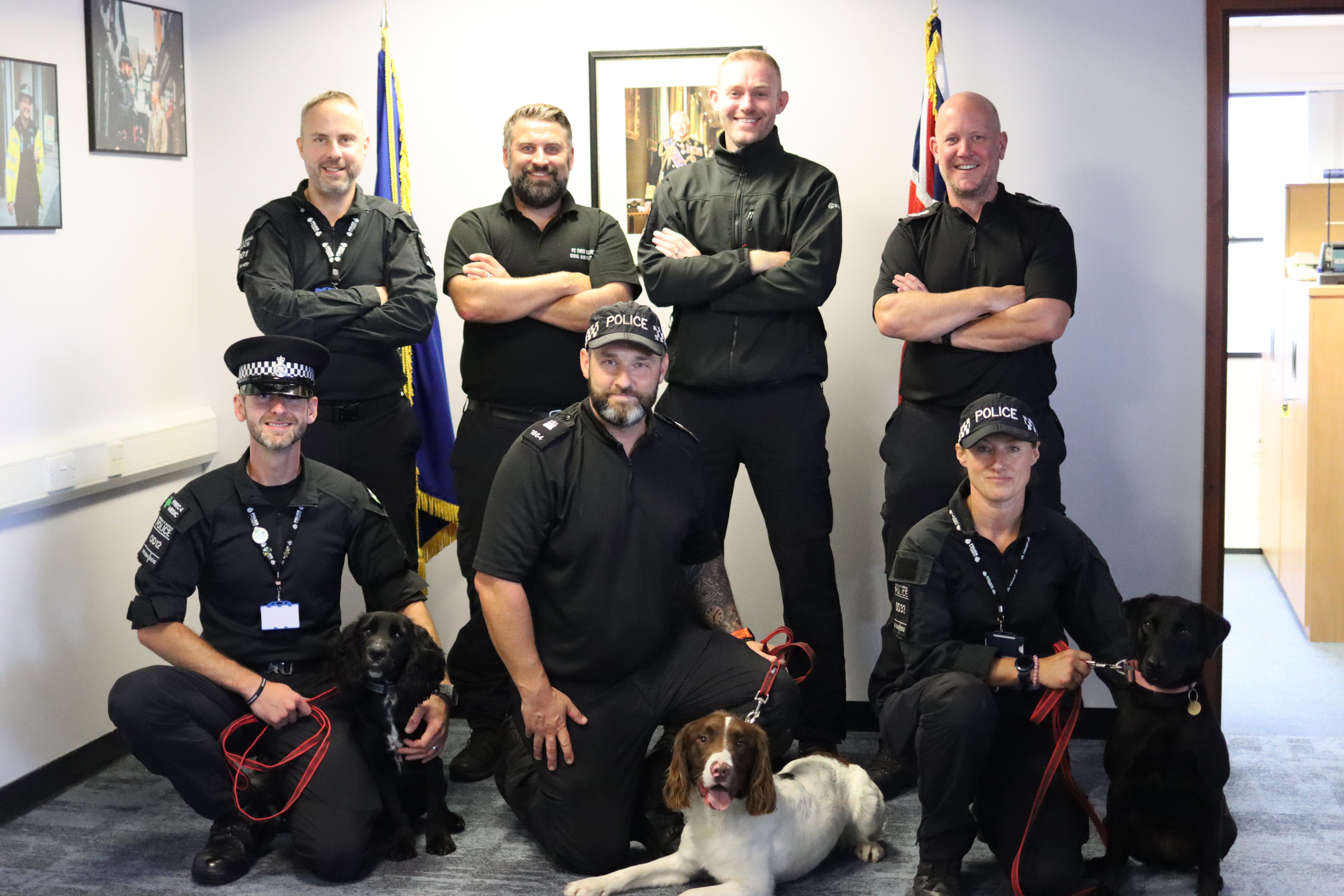 The Digital Evidence Detection Dogs and their handlers