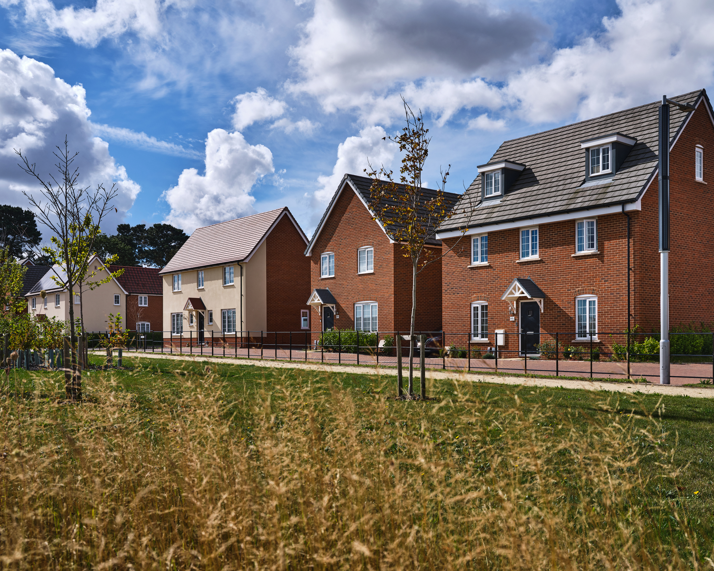 New homes at Taylor Wimpey’s Wolsey Grange development near Ipswich
