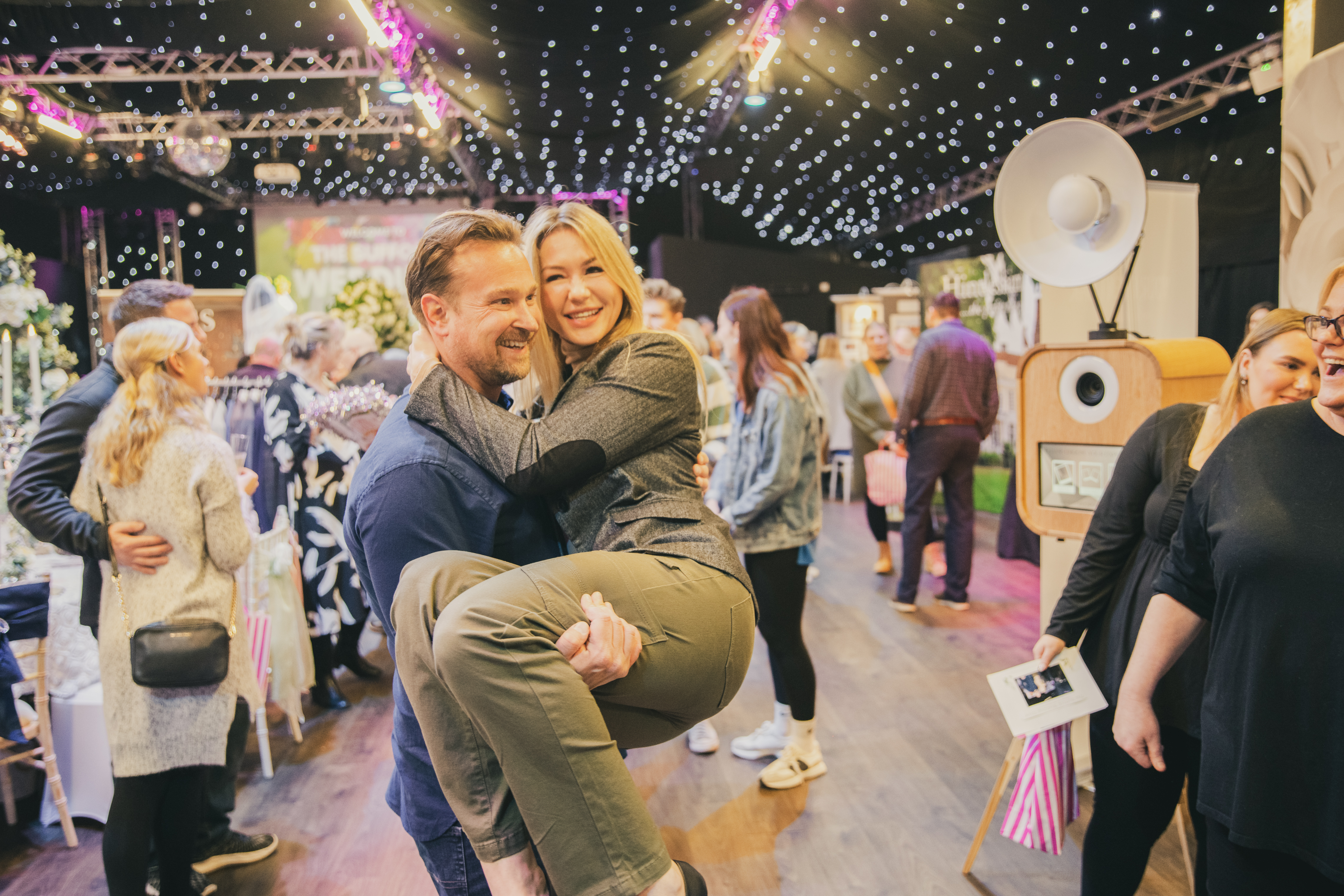 A happy couple at the Suffolk Wedding Show