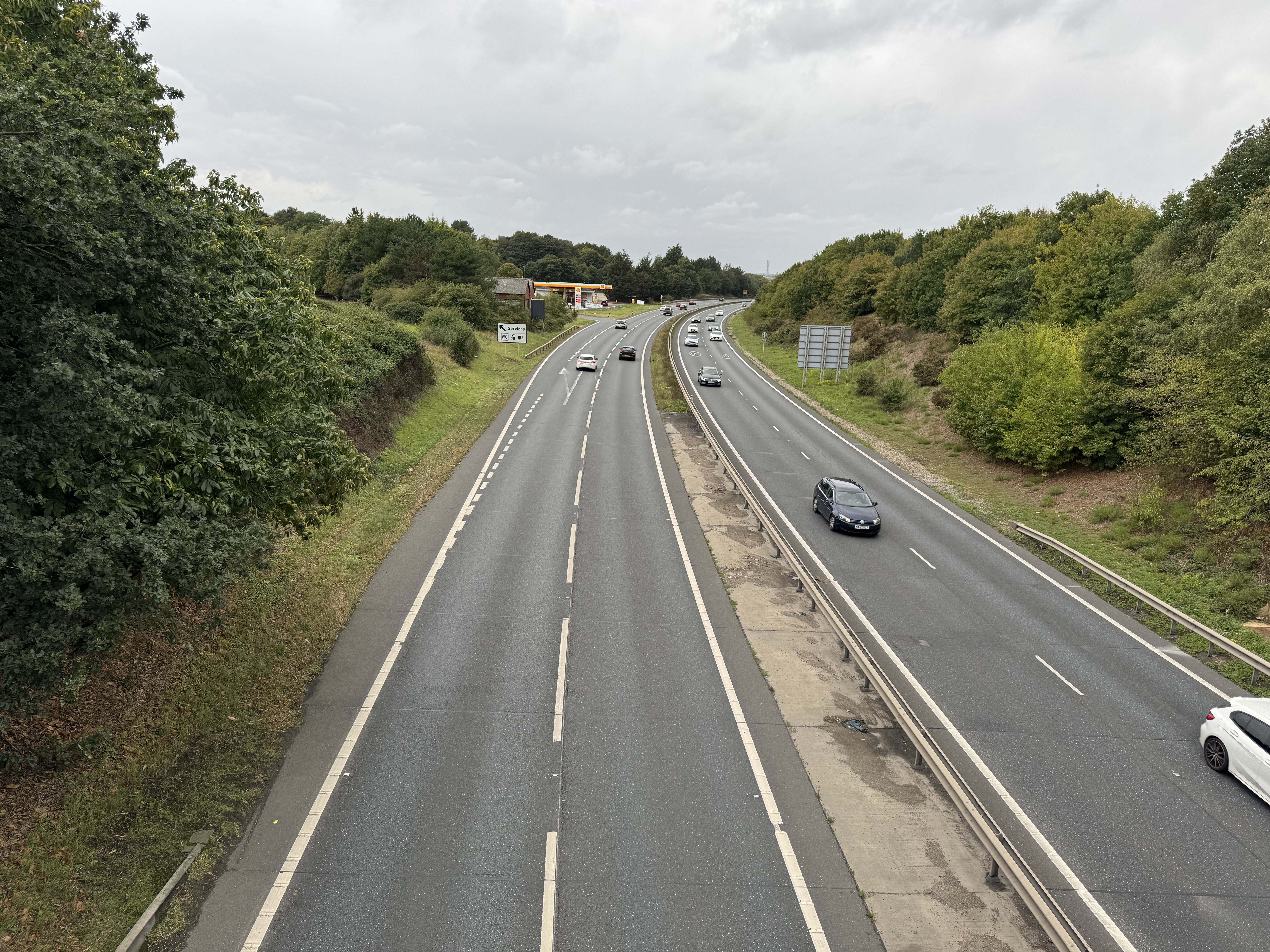 A12 southbound near Ipswich