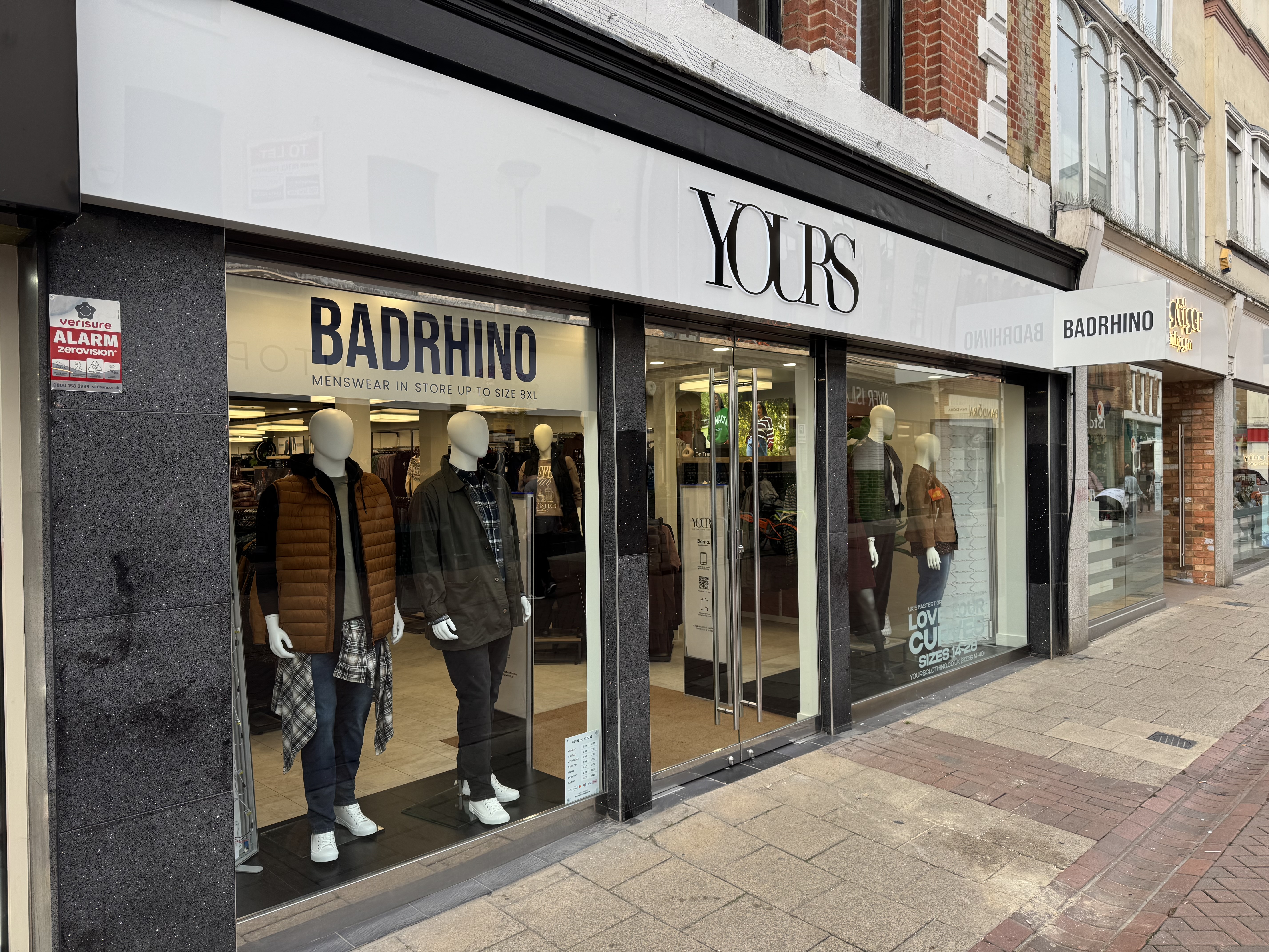 Yours clothing store on Tavern Street in Ipswich