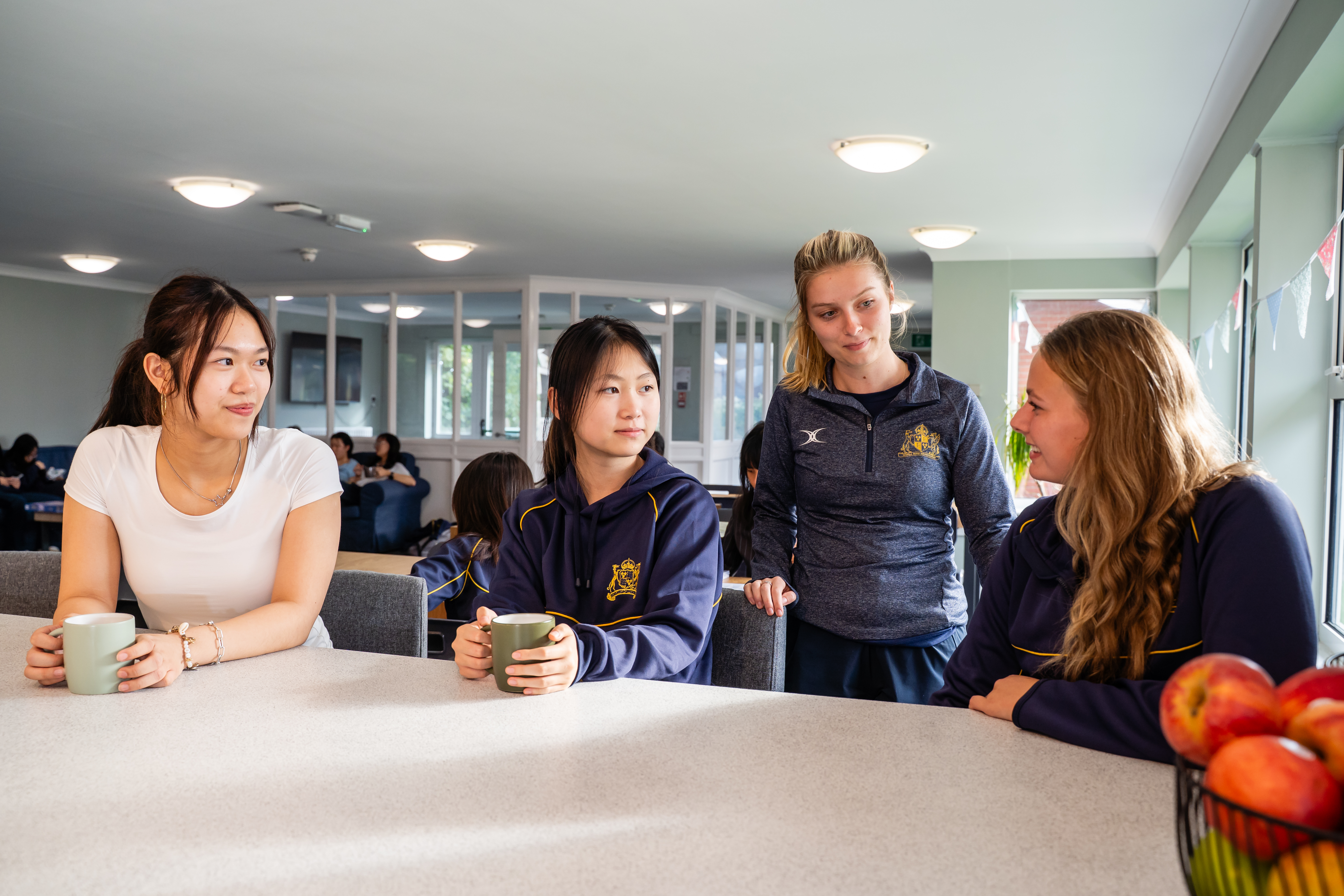 Inside the new boarding house at Ipswich School