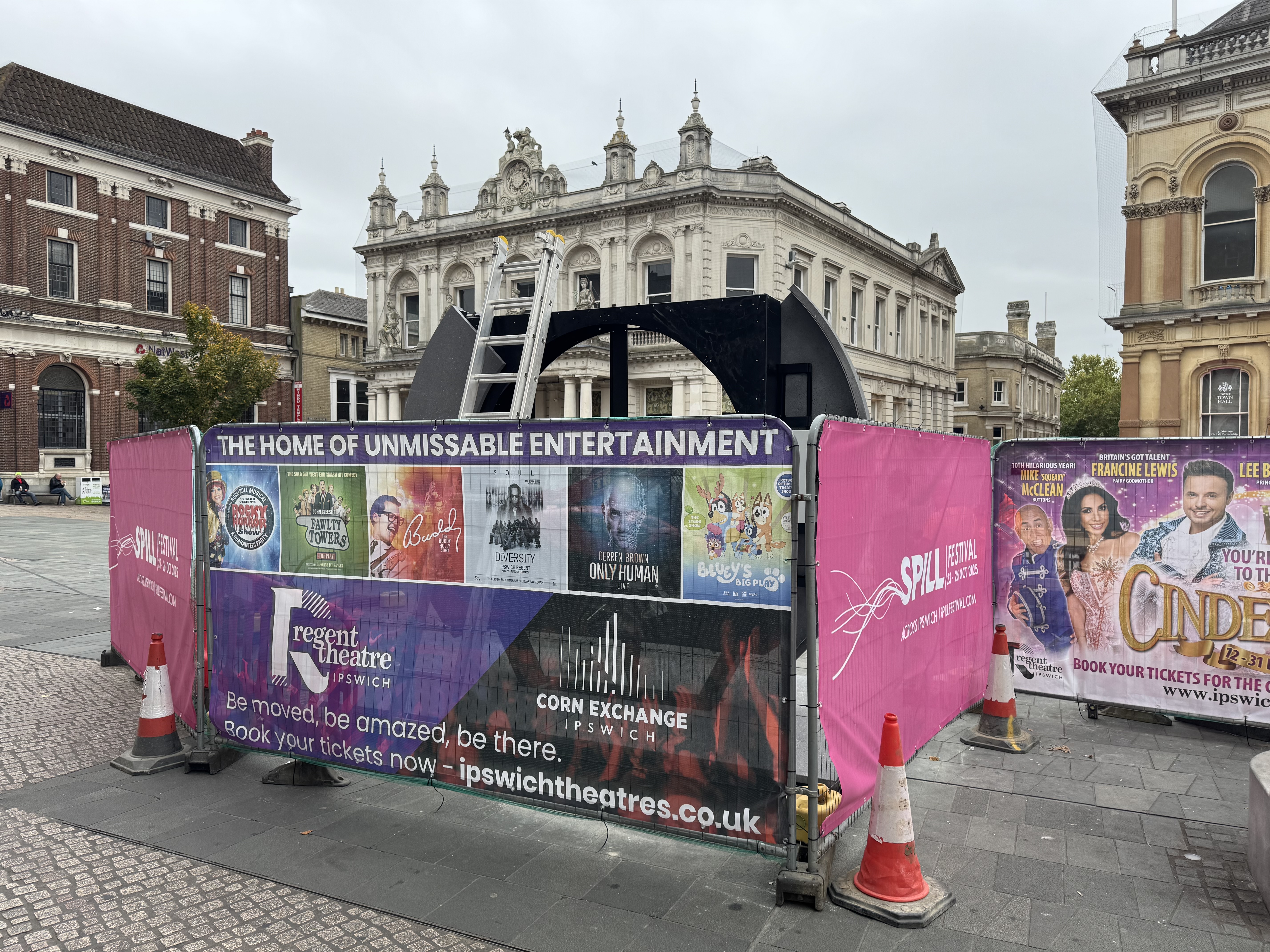 The portal on Cornhill is starting to take shape