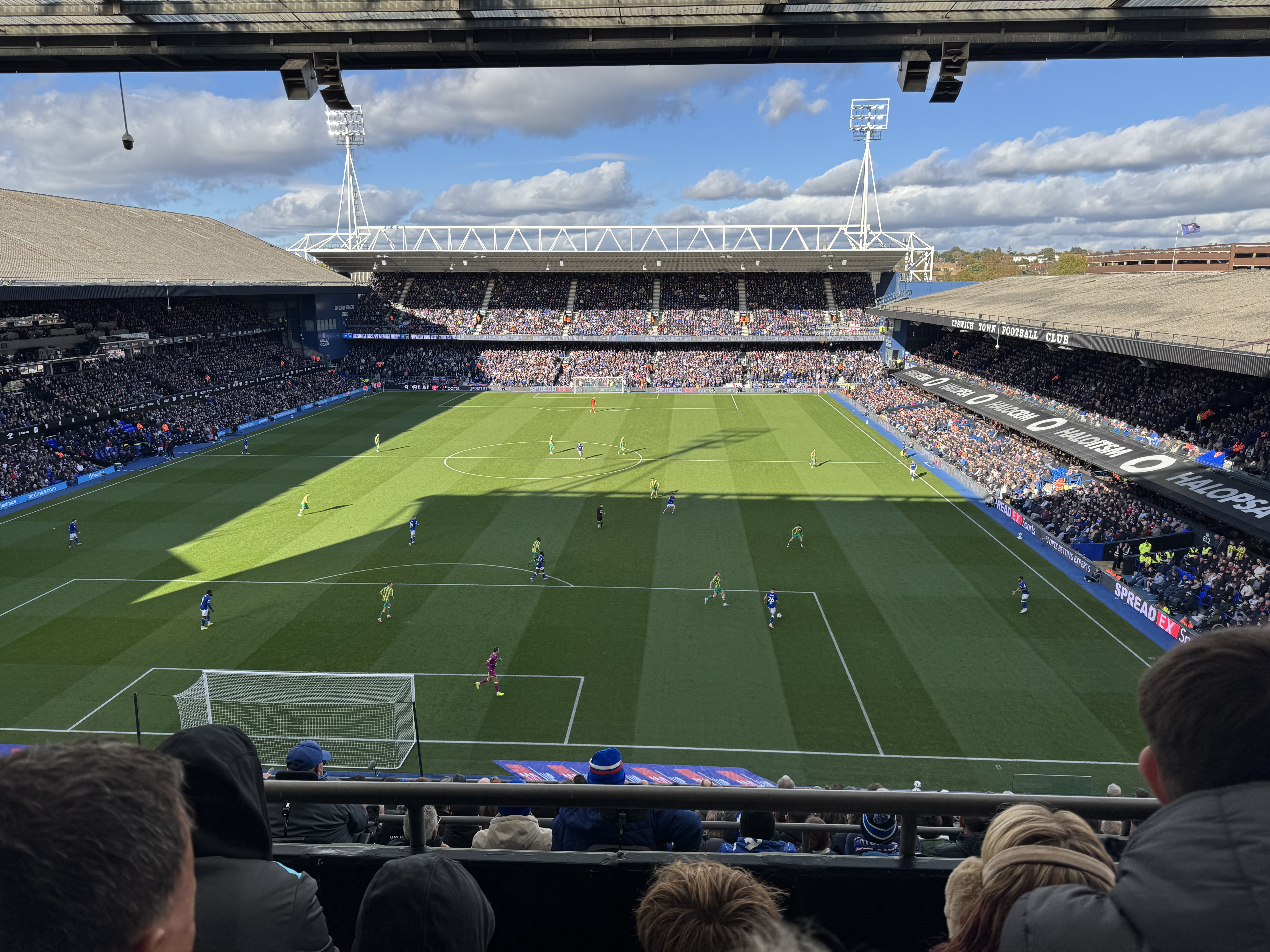Ipswich Town playing West Brom at Portman Road on Saturday, 25 October