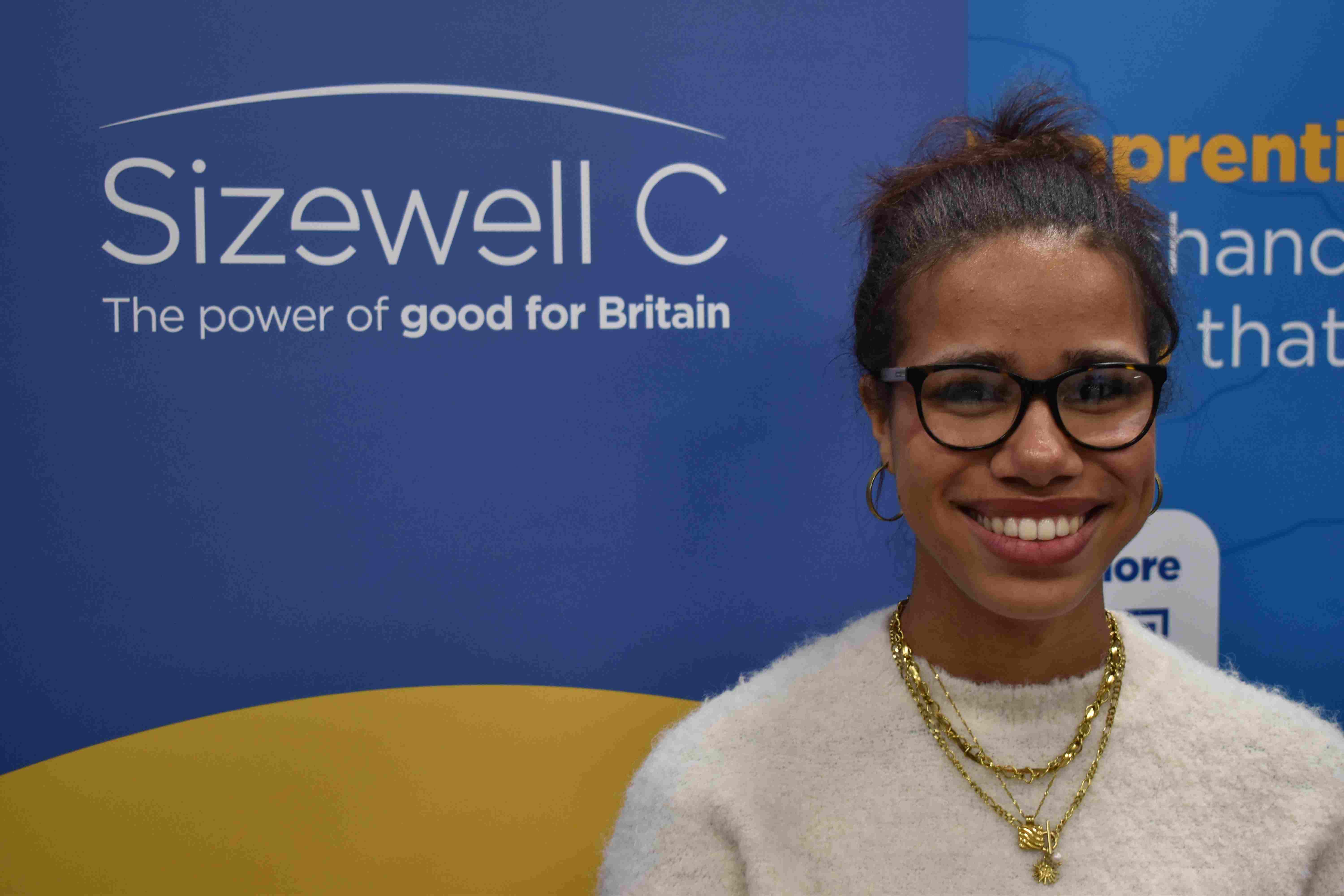 Apprentice Abi from Sizewell C wishes there was events like this for her when she was younger