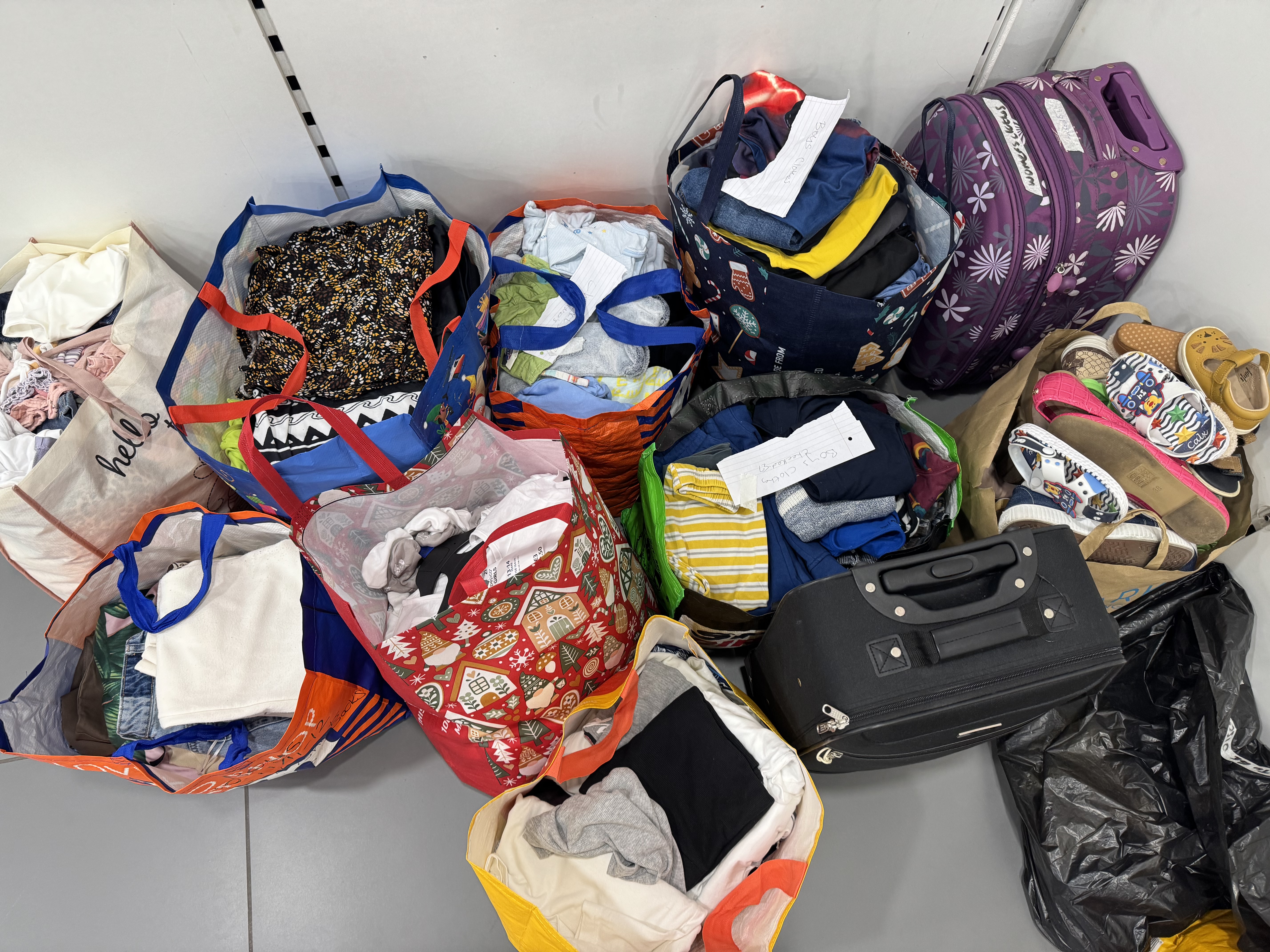 Clothing donated to Jamaica