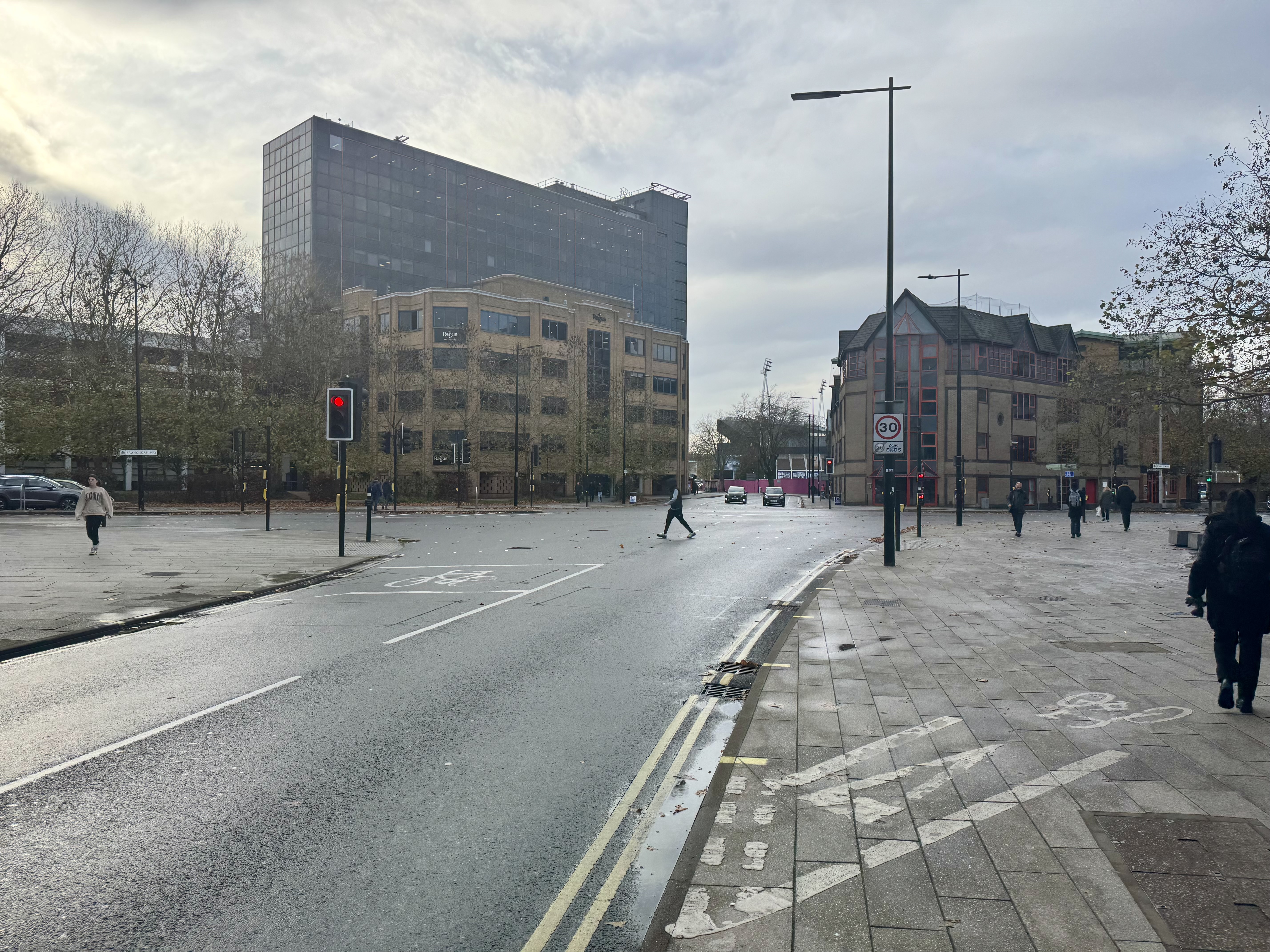 Princes Street meets Civic Drive in Ipswich