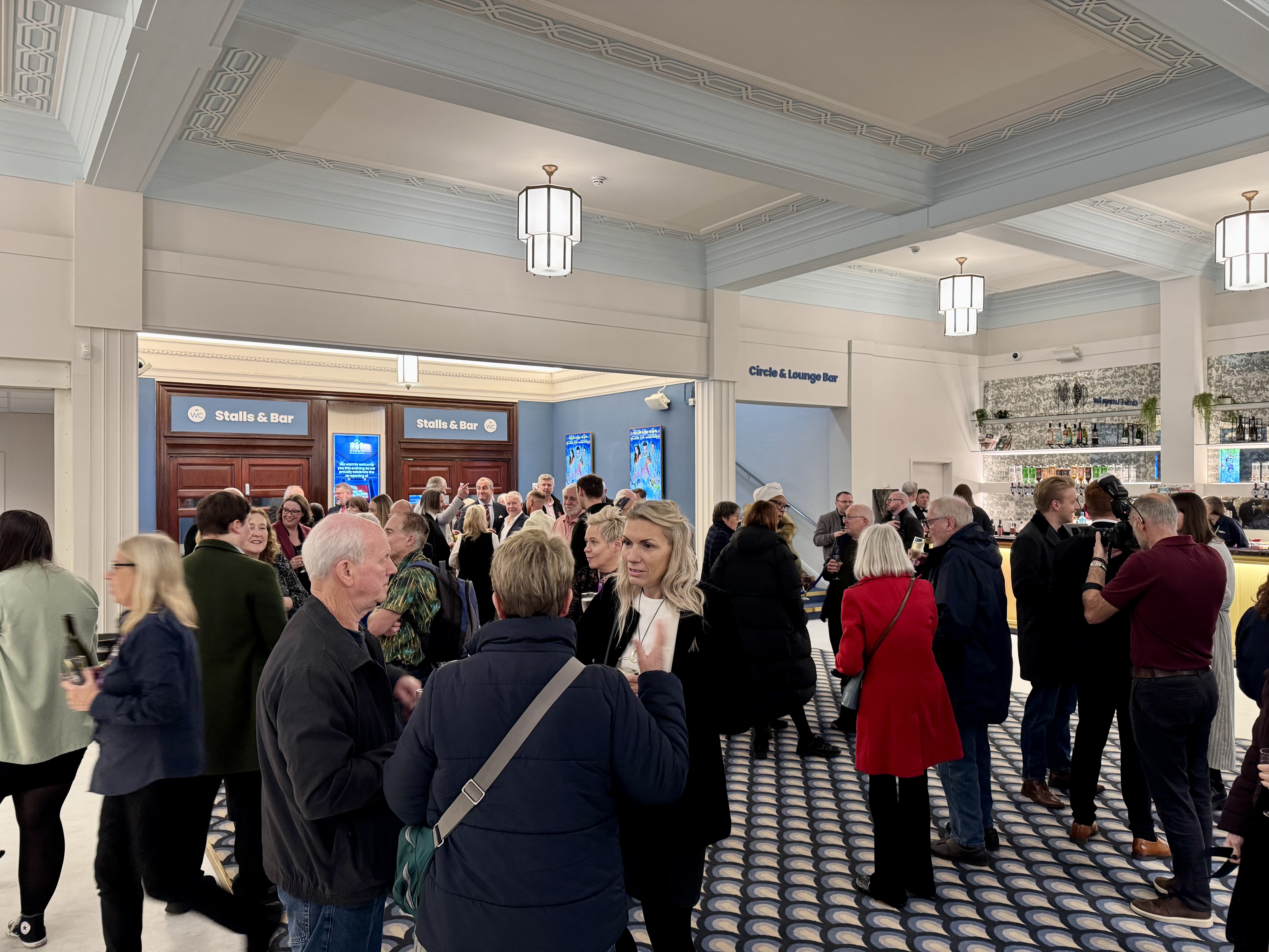 The new foyer of the Regent Theatre in Ipswich