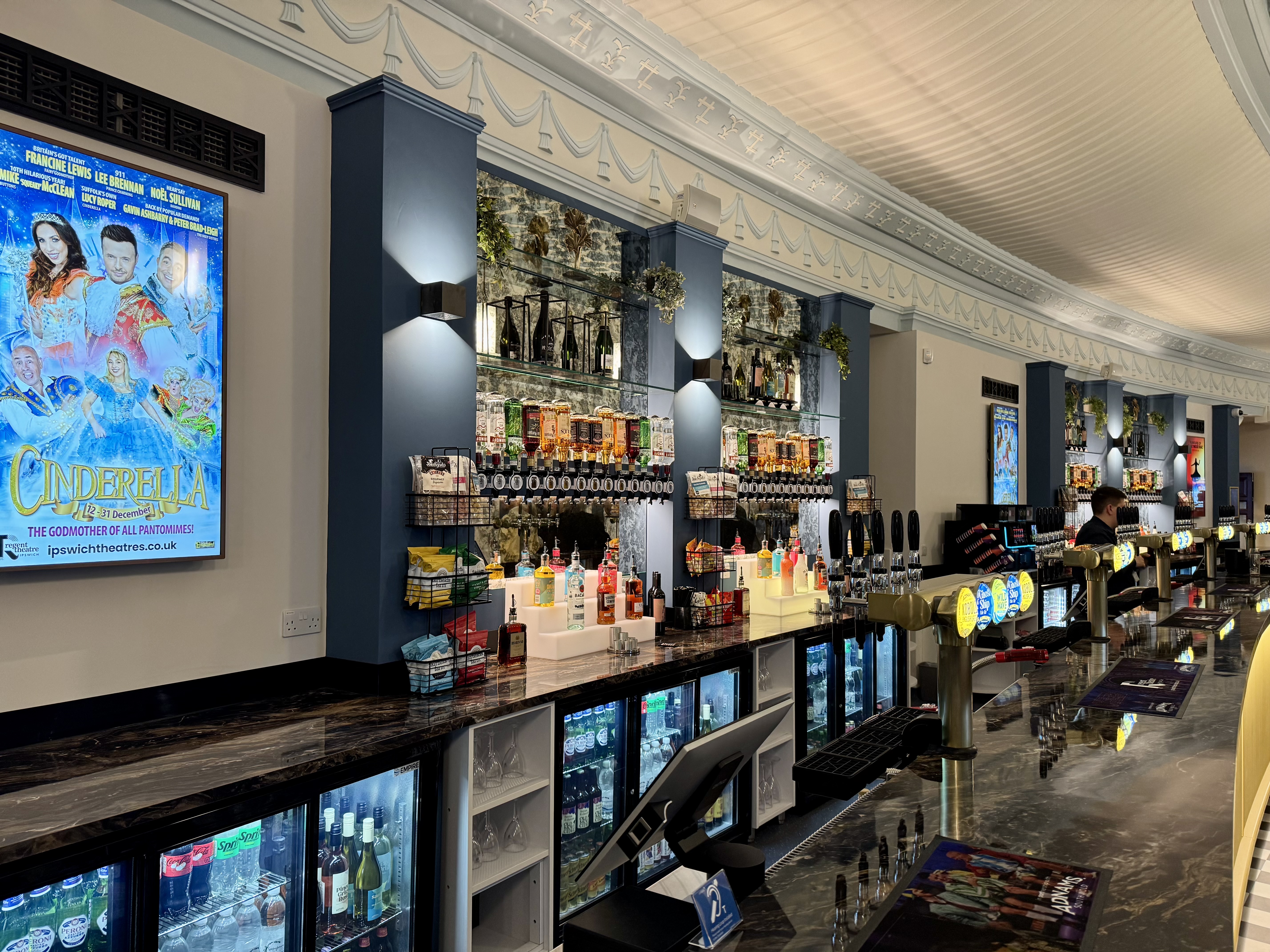 The new 20m bar at the Regent's Crush Hall