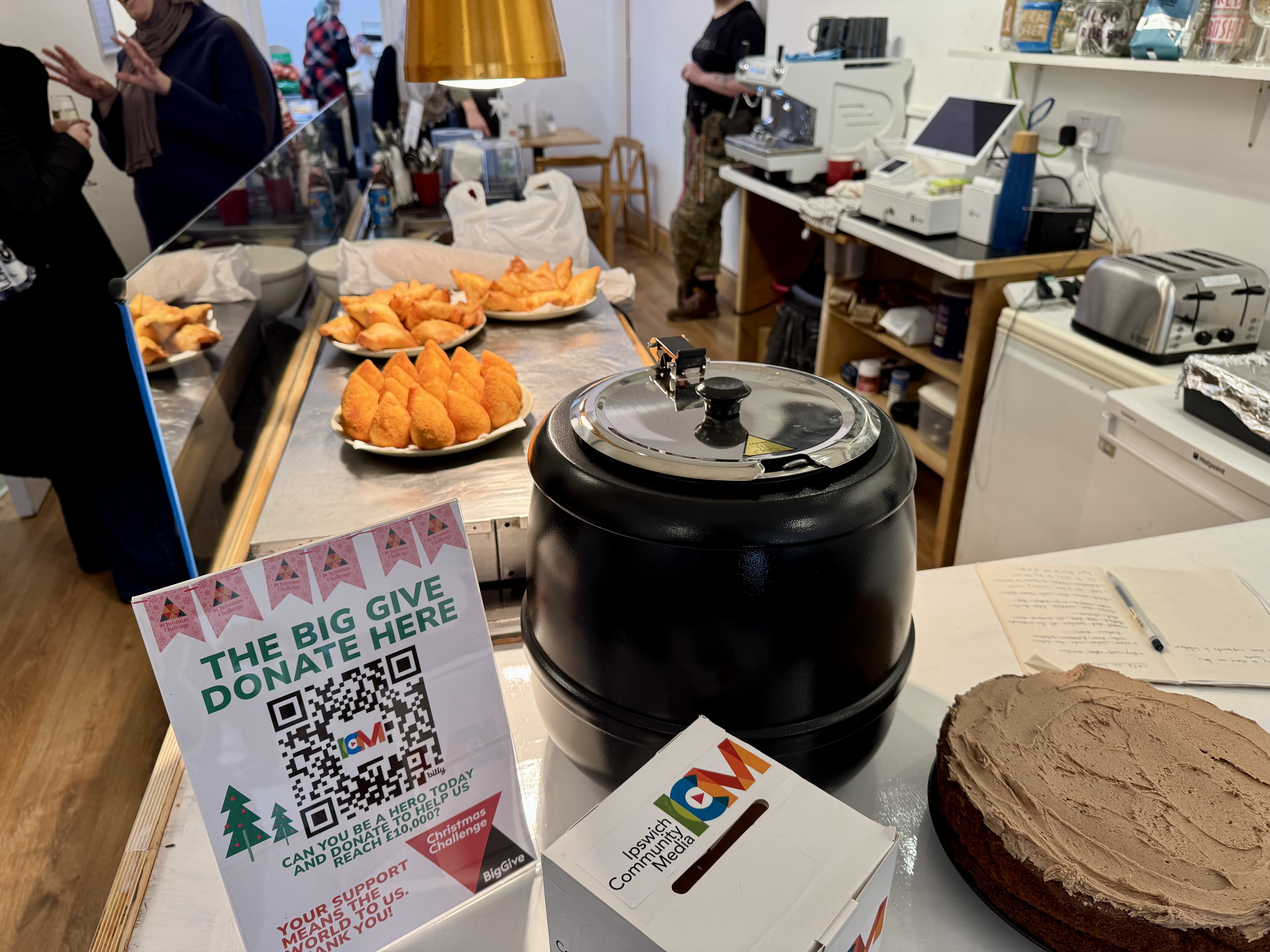 Roots in Ipswich serves hot vegetarian food prepared from a range of countries