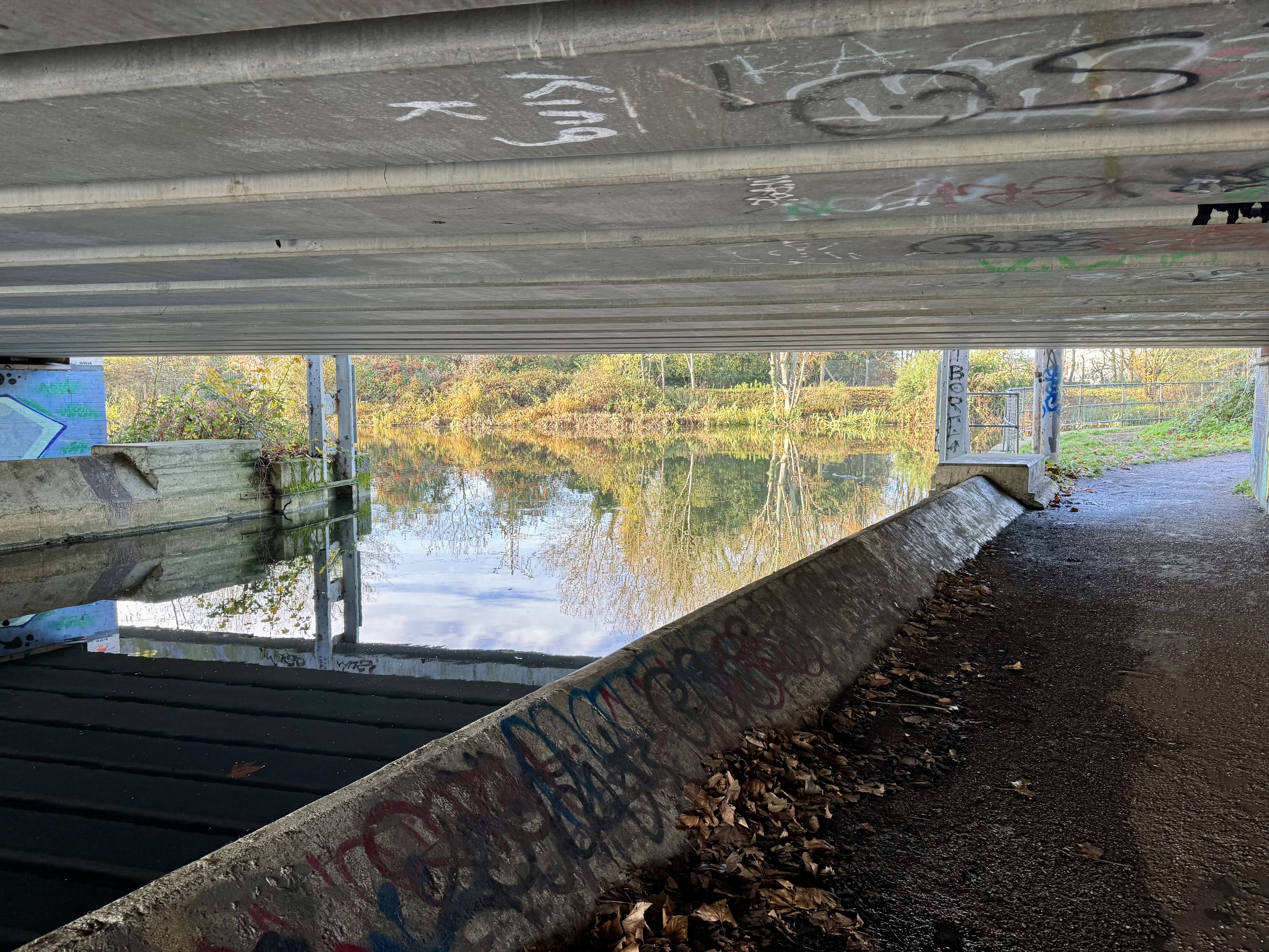 The River Gipping meets the River Orwell in Ipswich