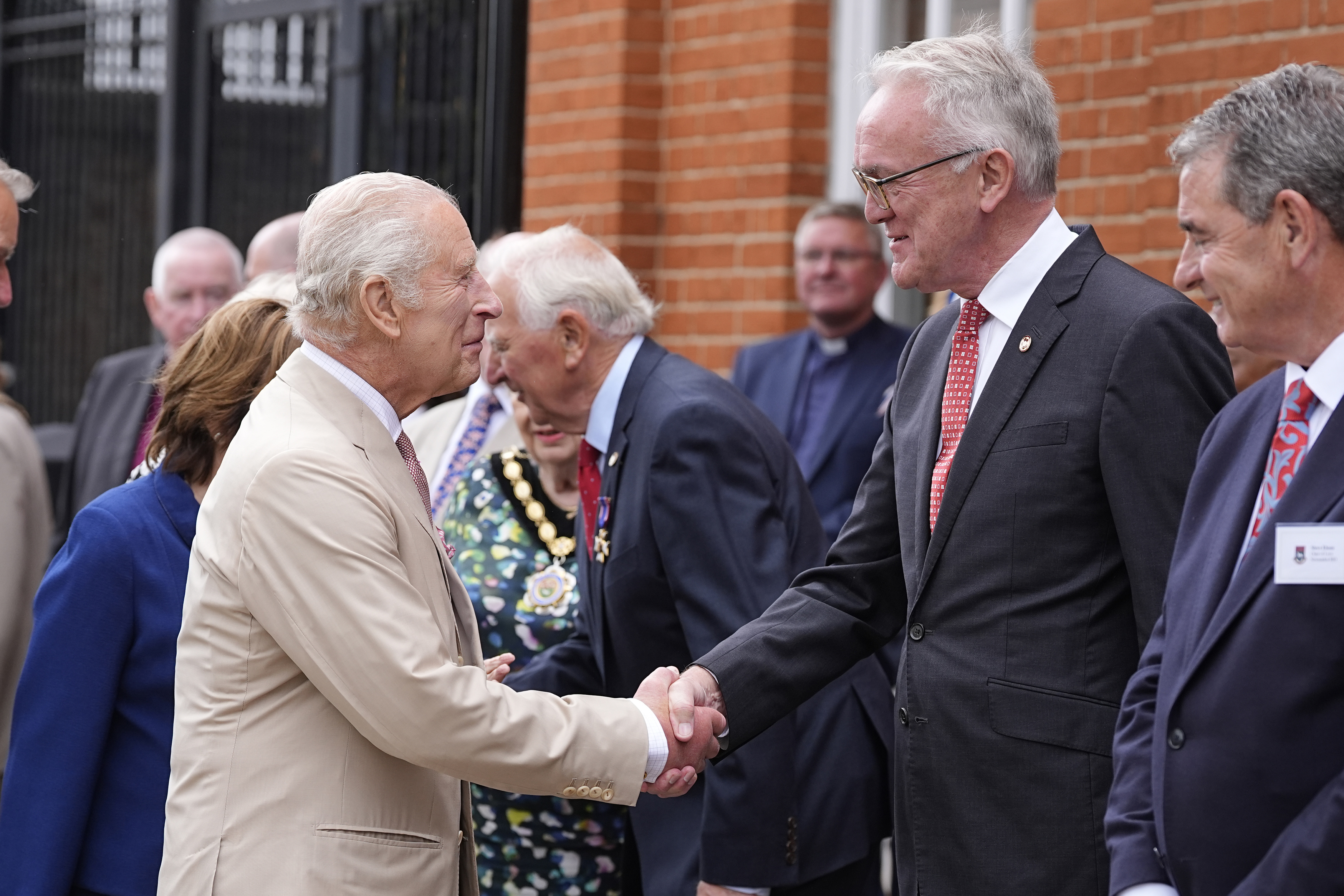 Mark Pendlington and His Majesty King Charles III