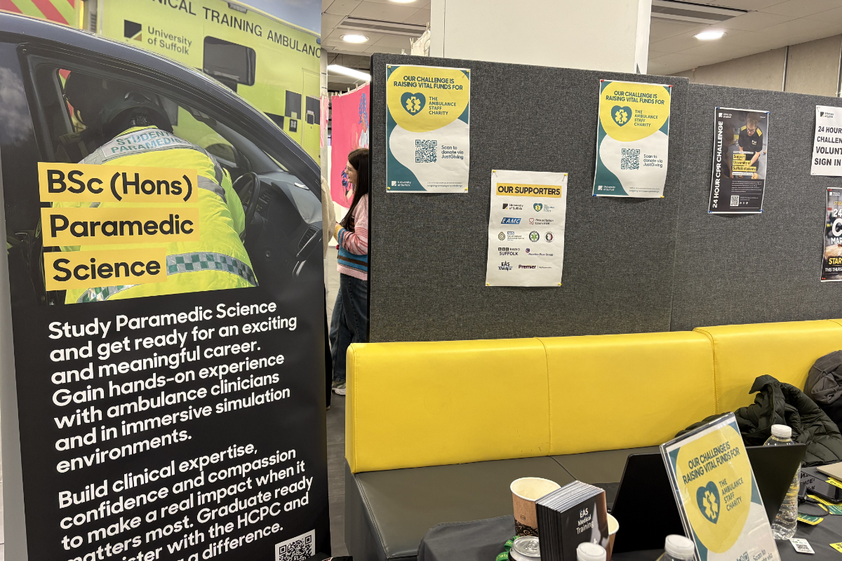 Information desk for the 24 hour CPR marathon