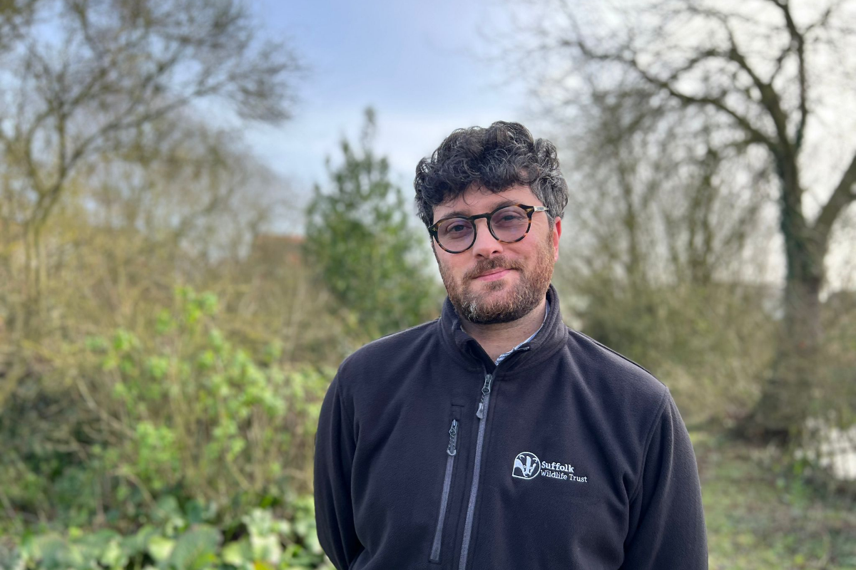 Jack Cripps, Marketing & Communications Manager at Suffolk Wildlife Trust.