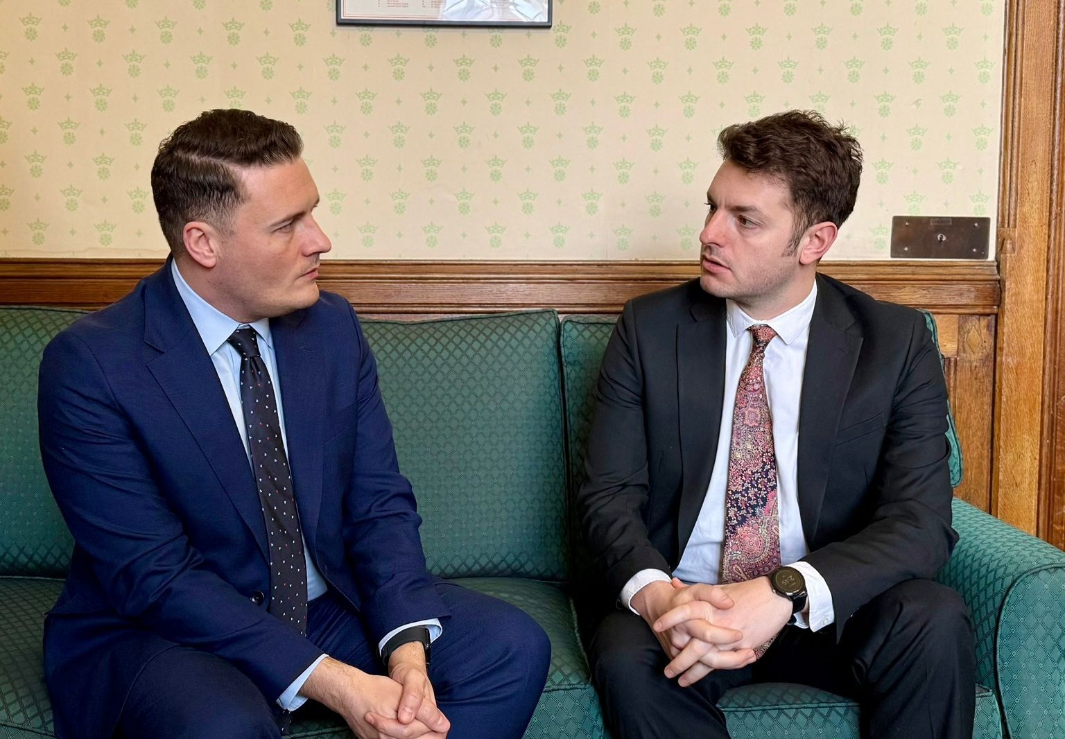 Wes Streeting and Jack Abbott