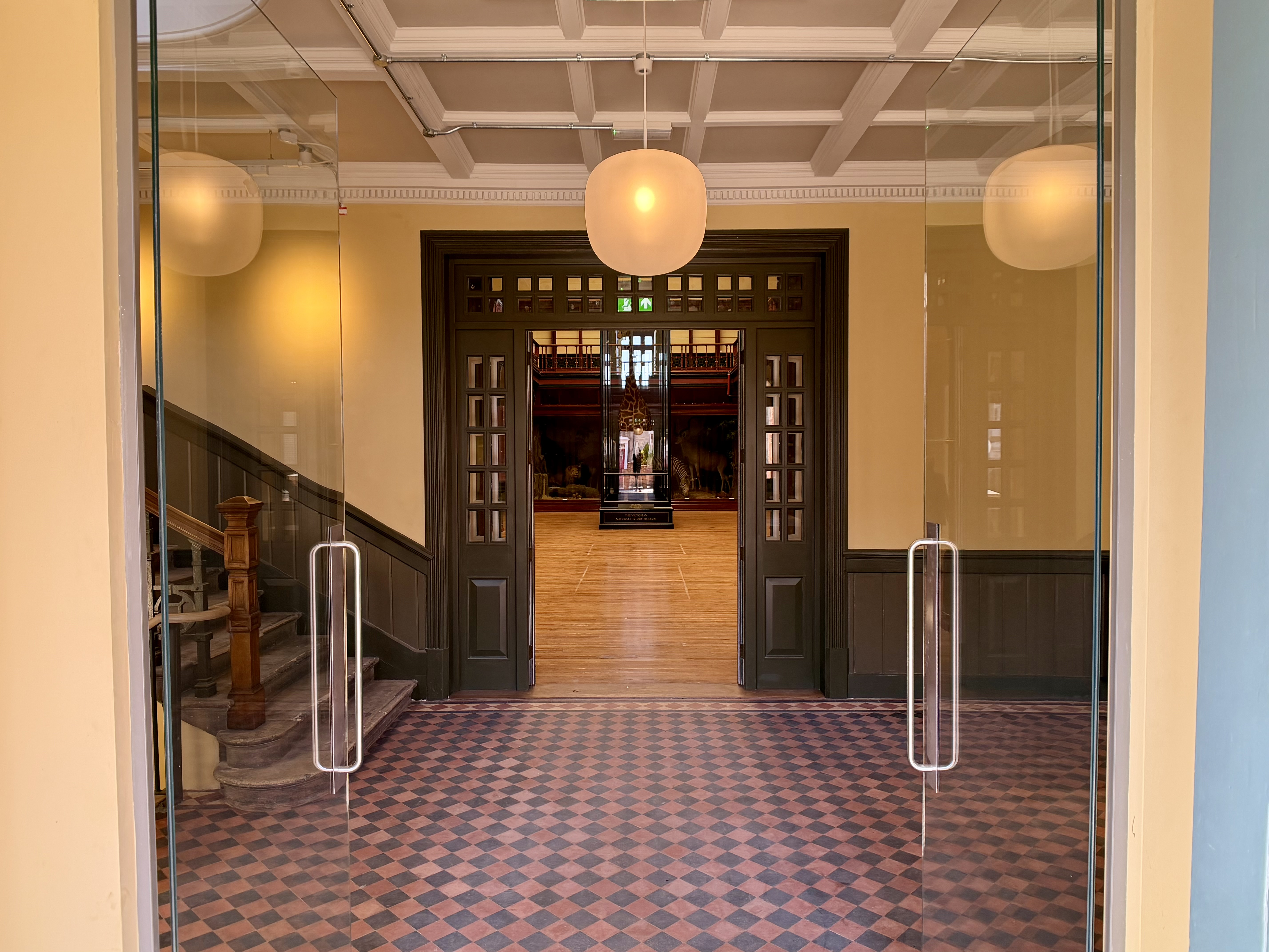 The entrance to Ipswich Museum in March 2026