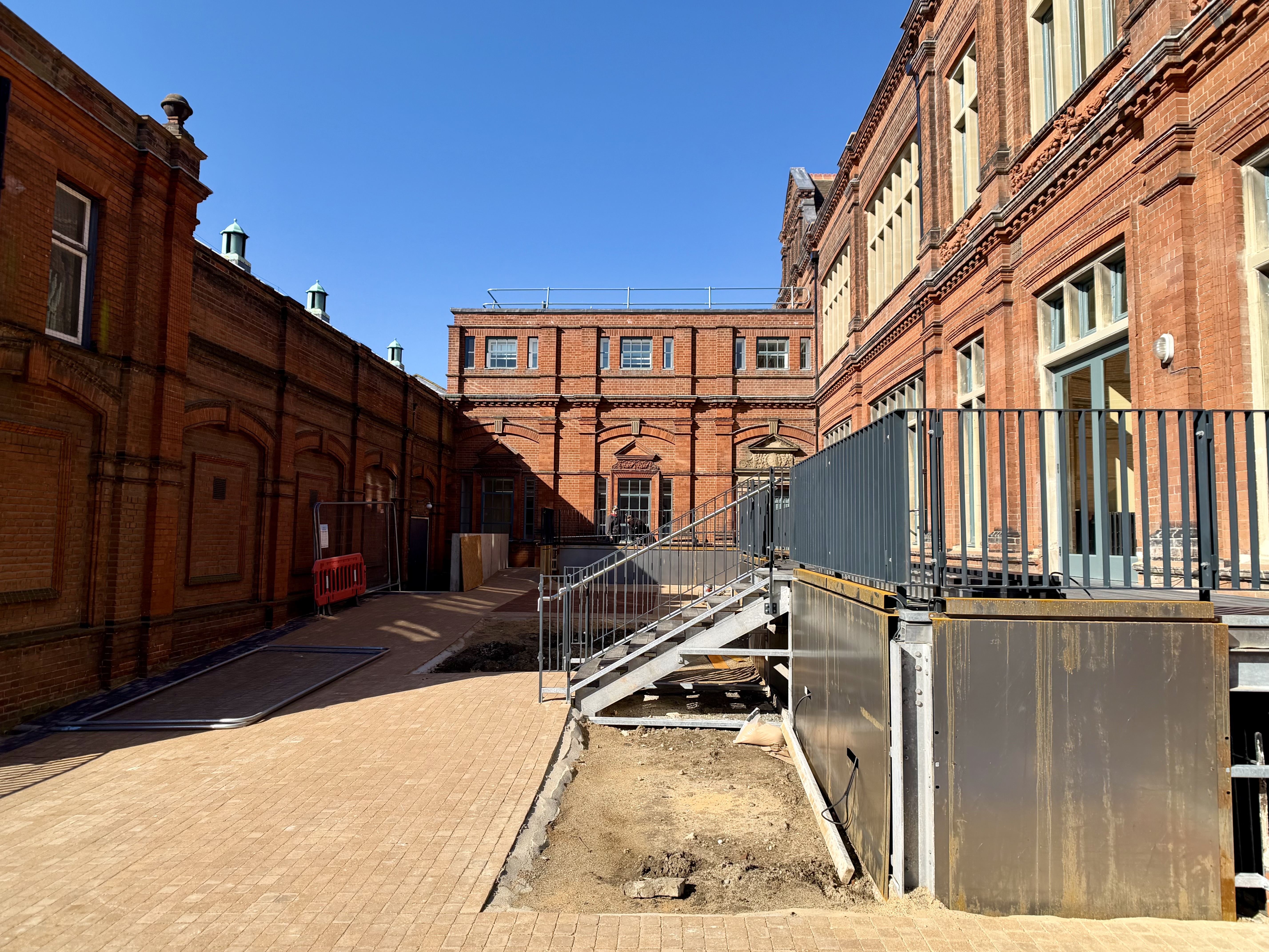 Outside Ipswich Museum in March 2026