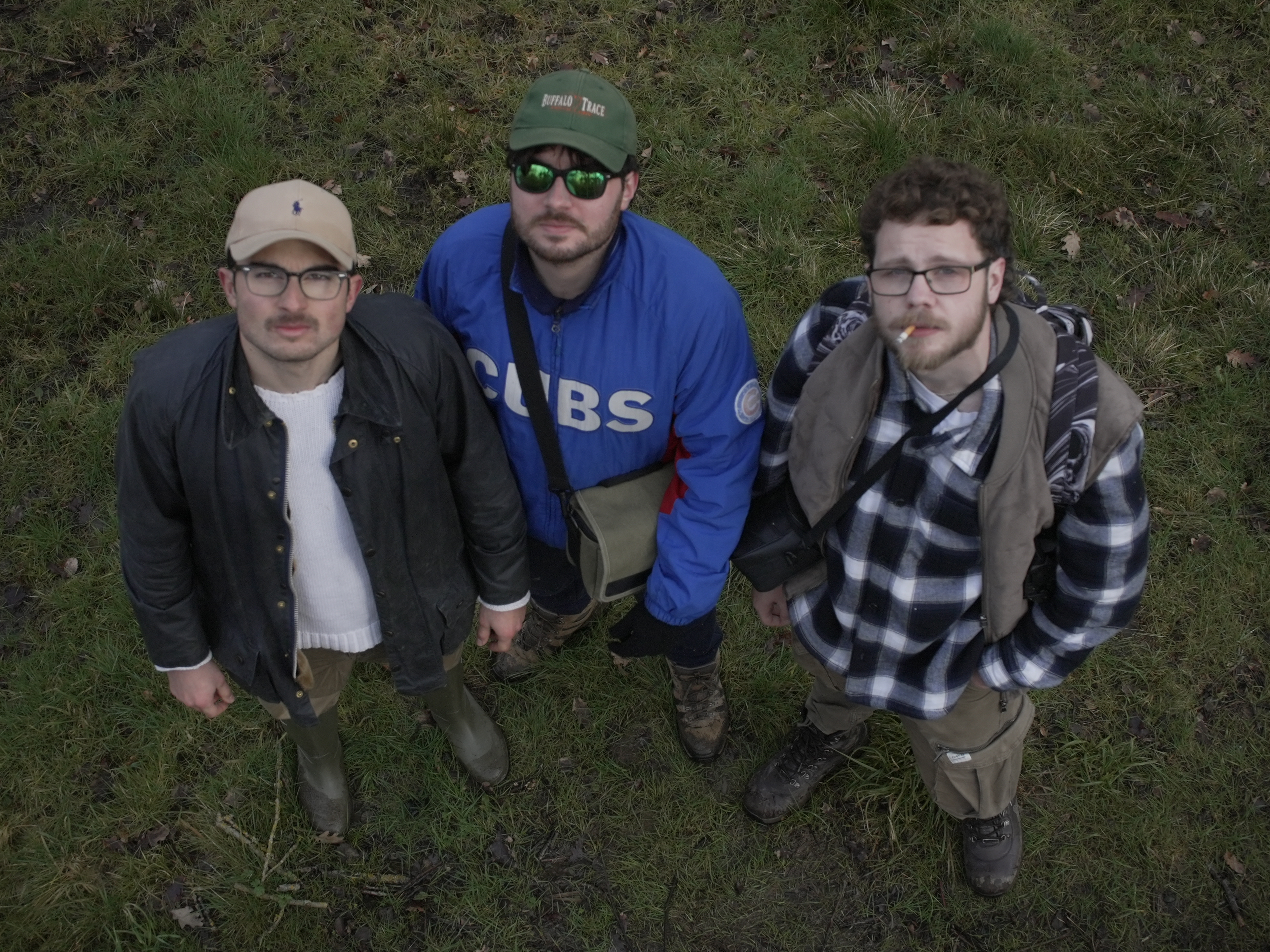 Reuben, the cinematographer and 1st AC doing a recce around Suffolk