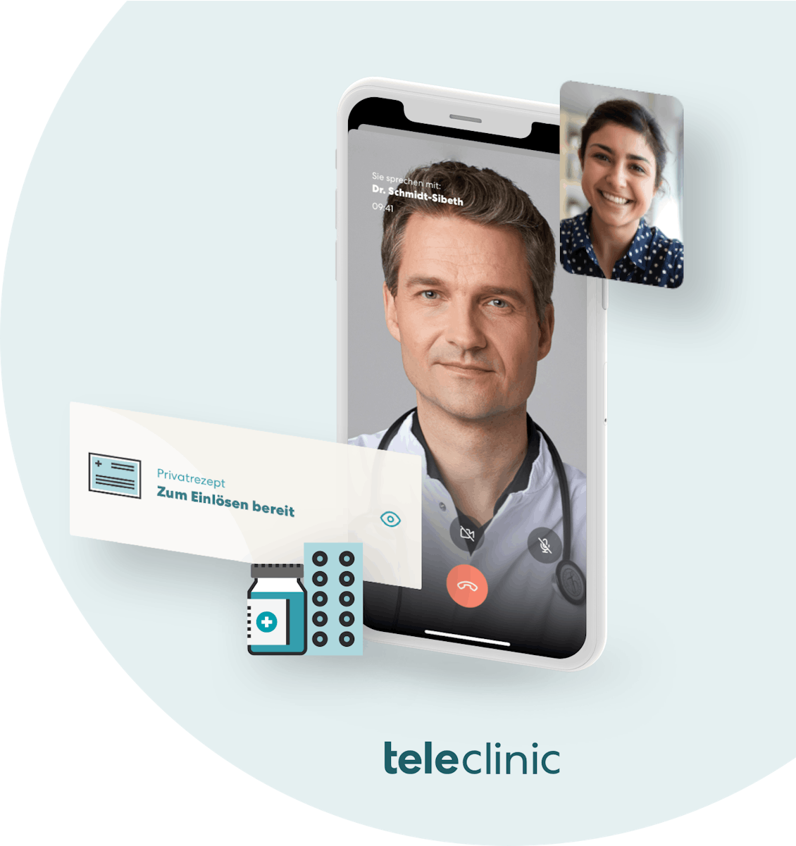 Teleclinic ist das Online-Arzt Angebot der BKK Linde