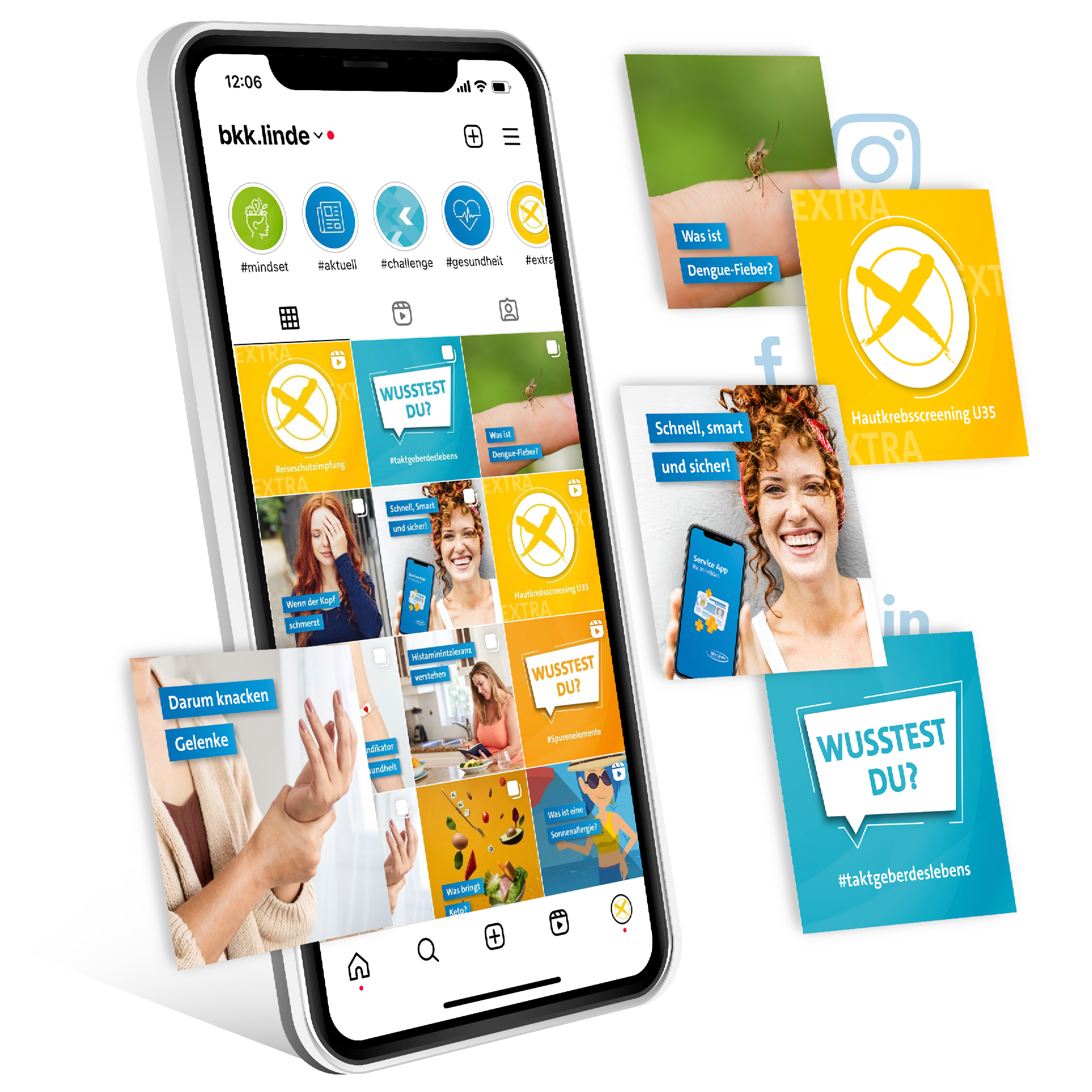 Instagram BKK Linde Seite