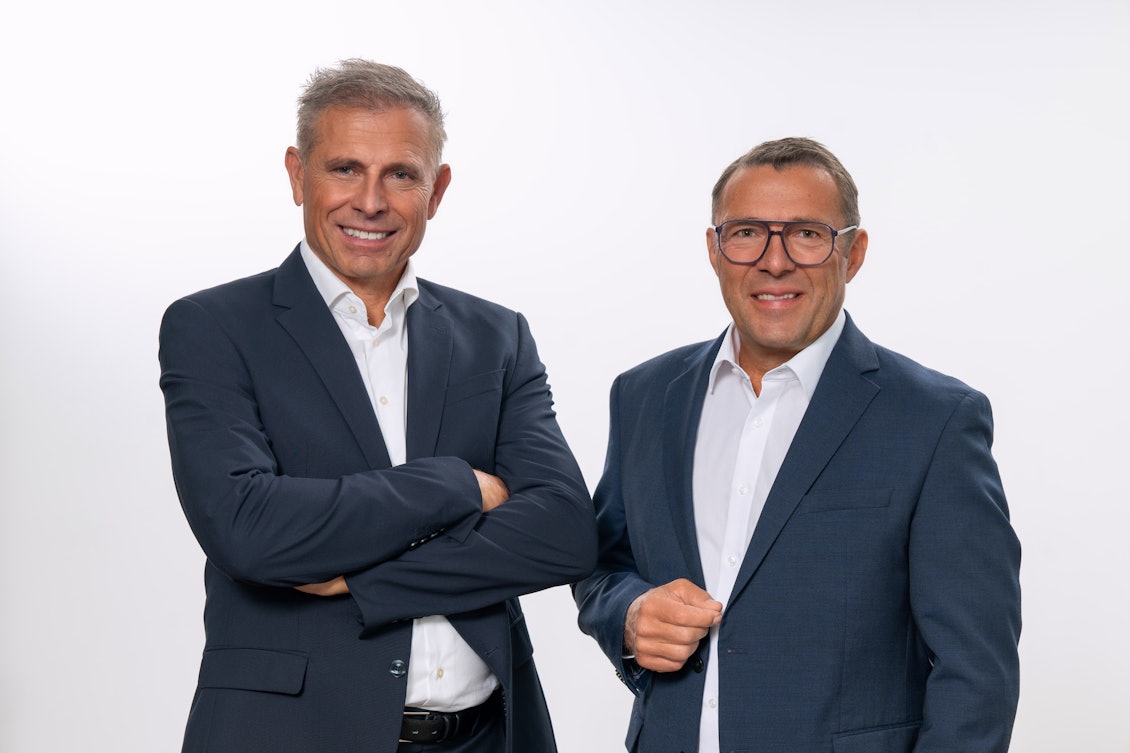 Peter Raab und Markus Winter nebeneinander Peter Raab und Markus Winter stehen nebeneinander